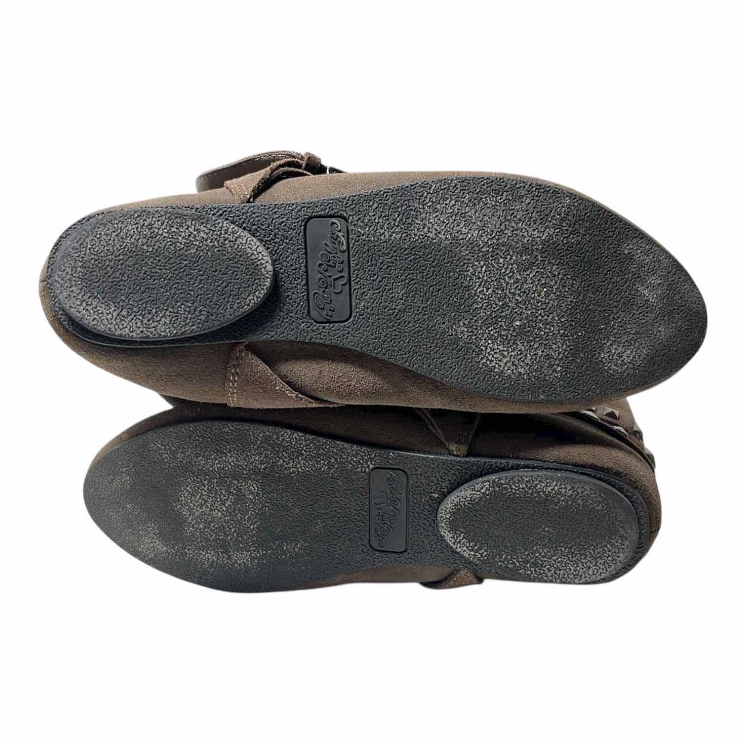 Photo 1 of NAUGHTY MONKEY BROWN ROCK OUT SLOUCH BOOTIES WOMENS SIZE 8.5