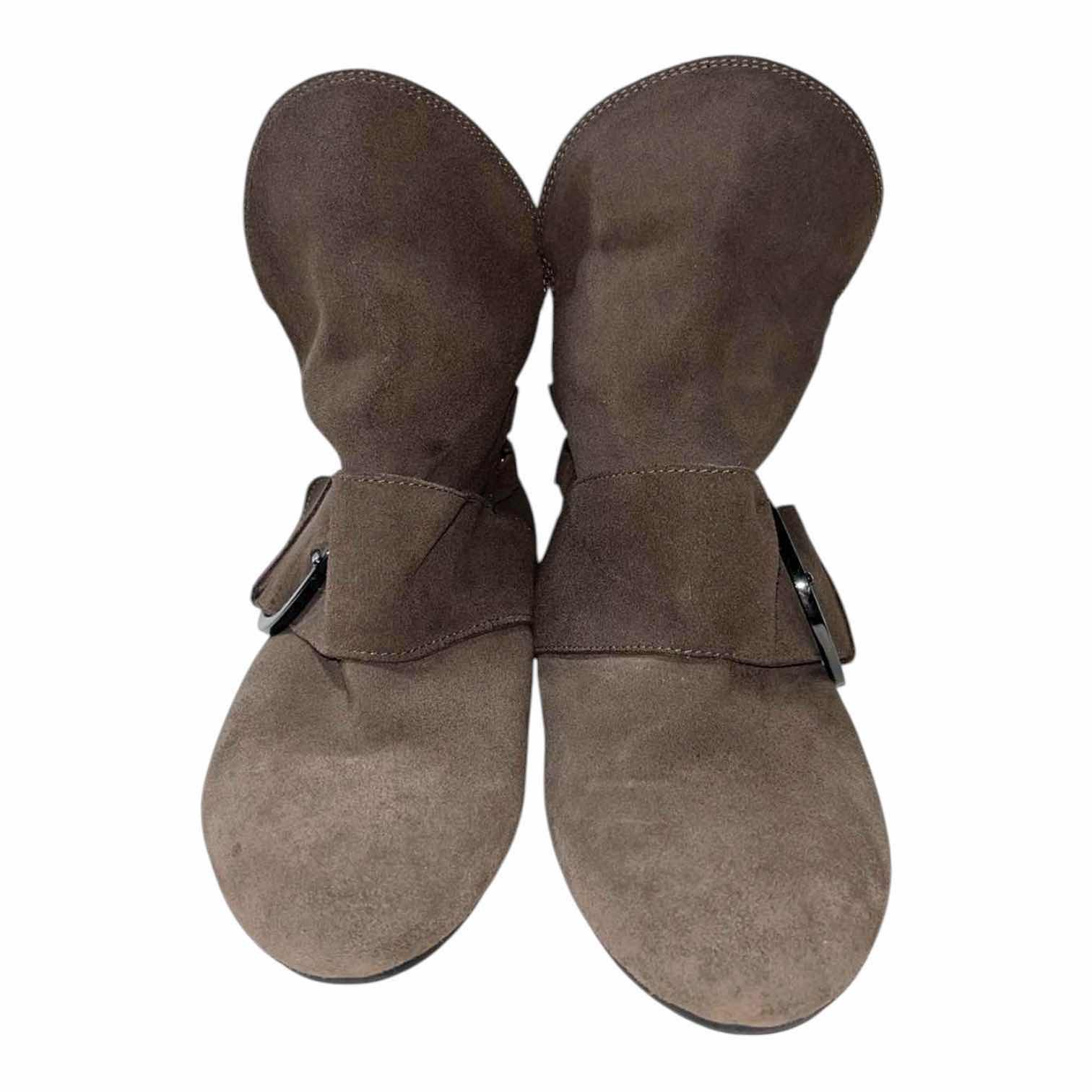 Photo 1 of NAUGHTY MONKEY BROWN ROCK OUT SLOUCH BOOTIES WOMENS SIZE 8.5