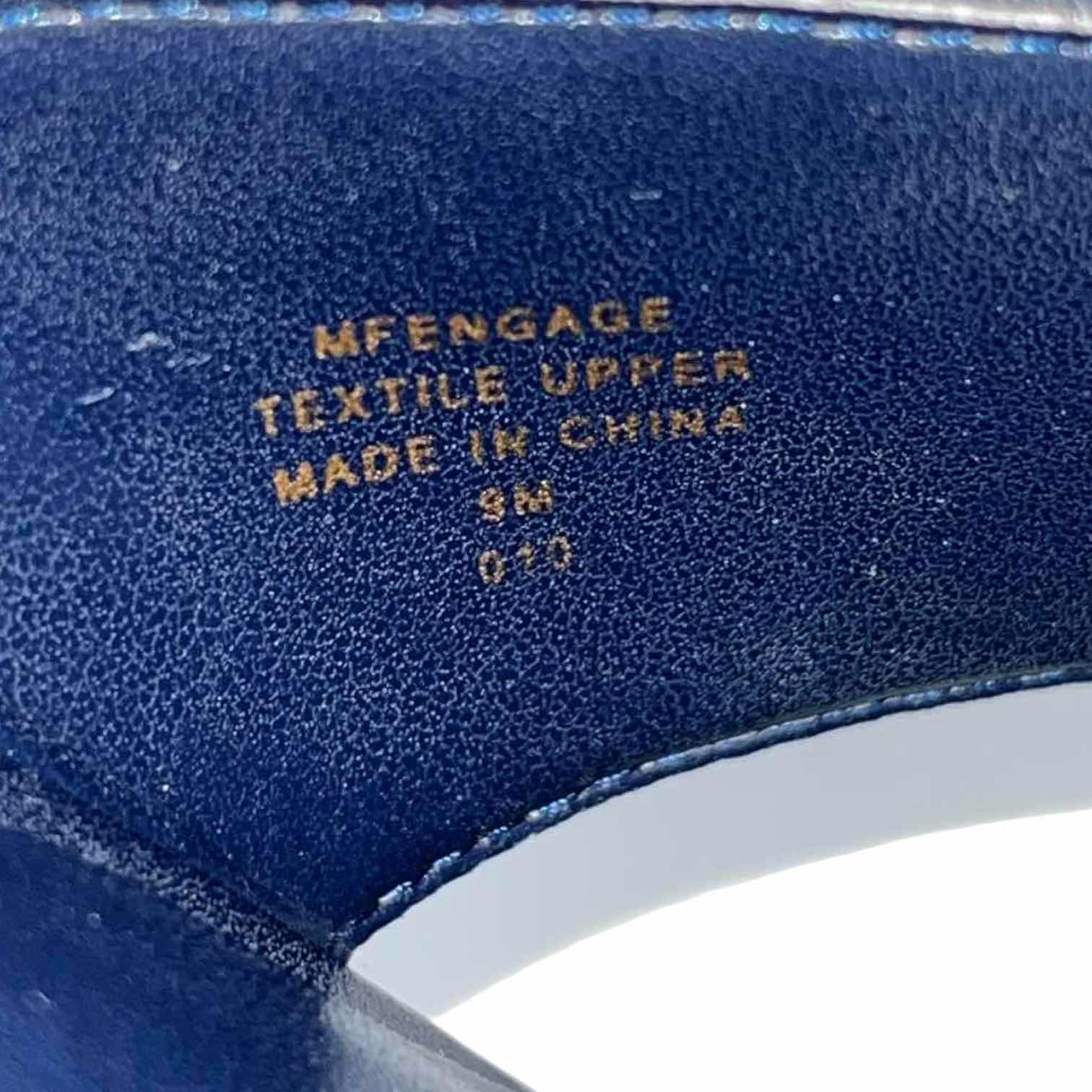 Photo 1 of MARC FISHER NAVY ENGAGE CRISS CROSS ESPADRILLE WEDGES WOMENS SIZE 9