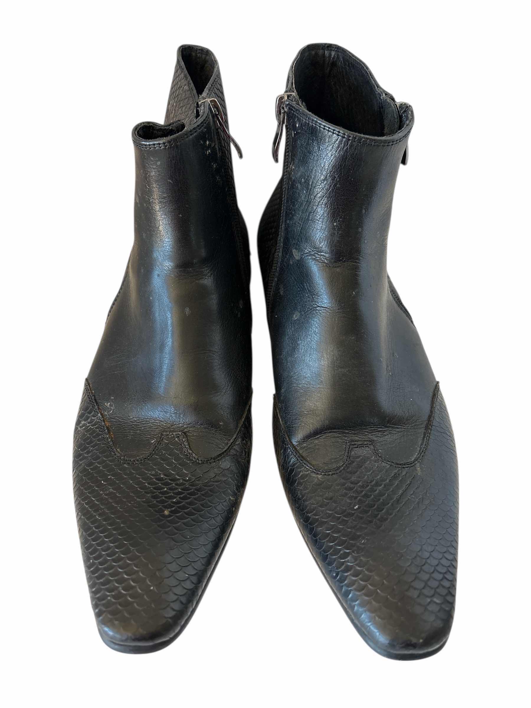 Photo 1 of JAZAME LEATHER DRESS SHOES SIZE 42 MENS