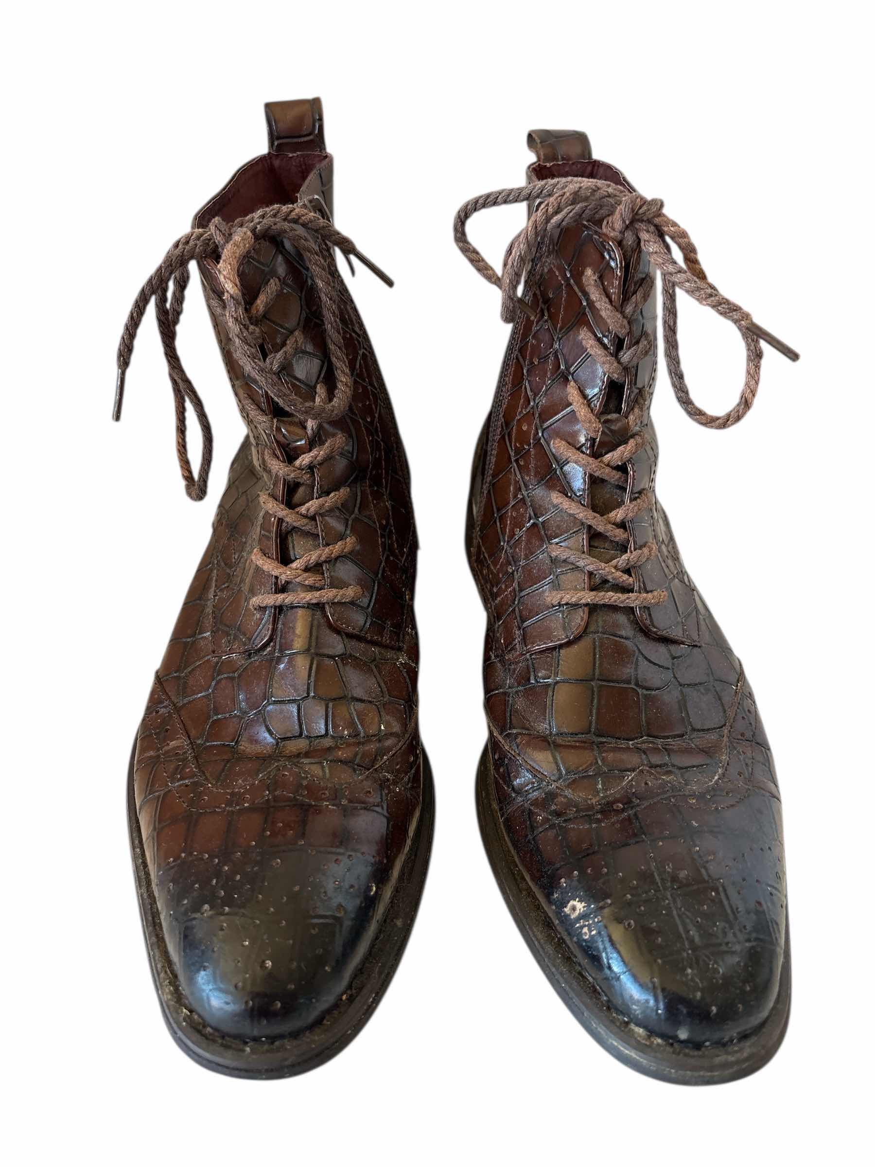 Photo 1 of GIOVANNI LEATHER BOOTS MENS SIZE 9