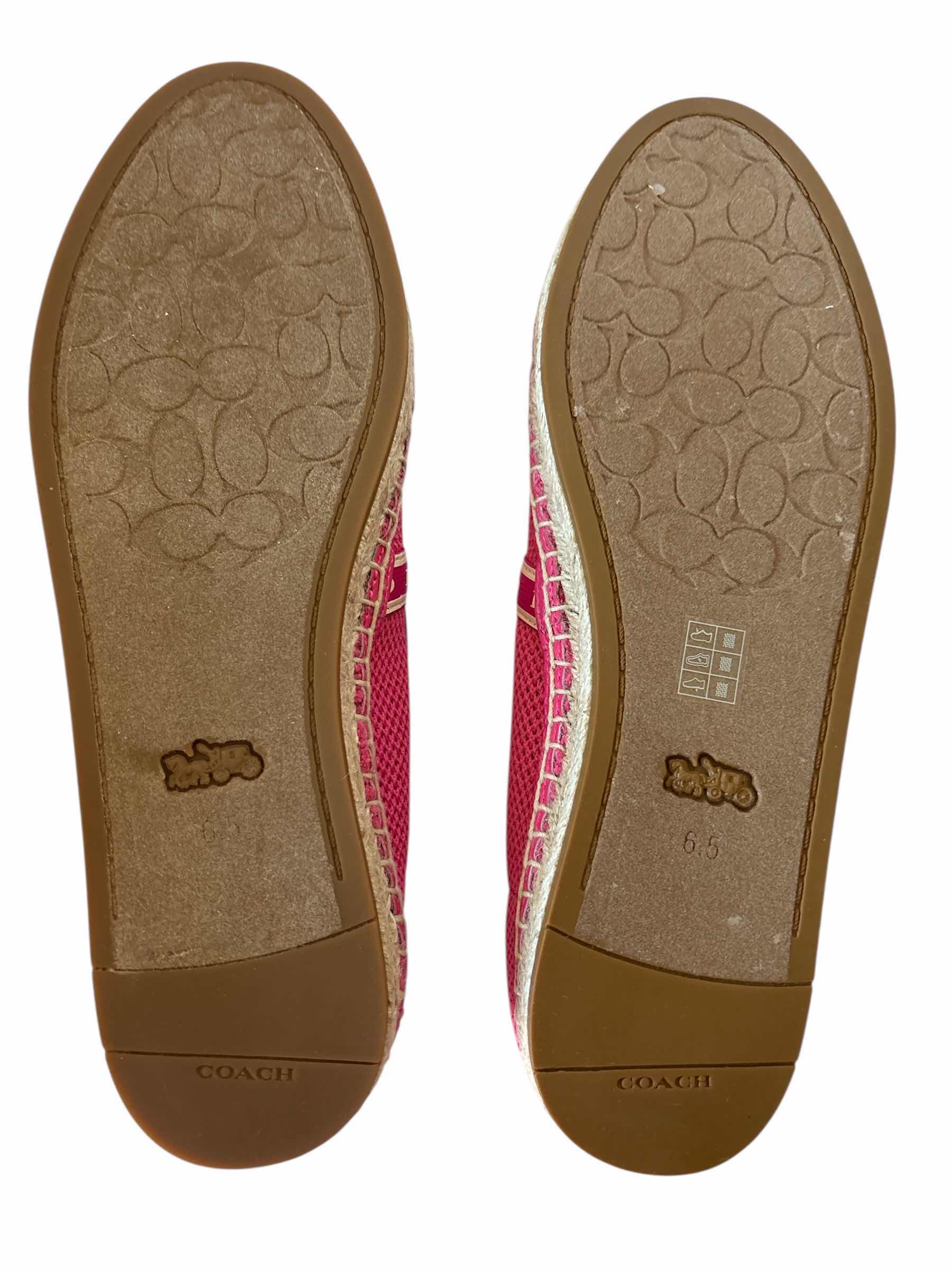 Photo 1 of COACH CORRIE ESPADRILLE SLIP ONS SIZE 6.5 WOMENS