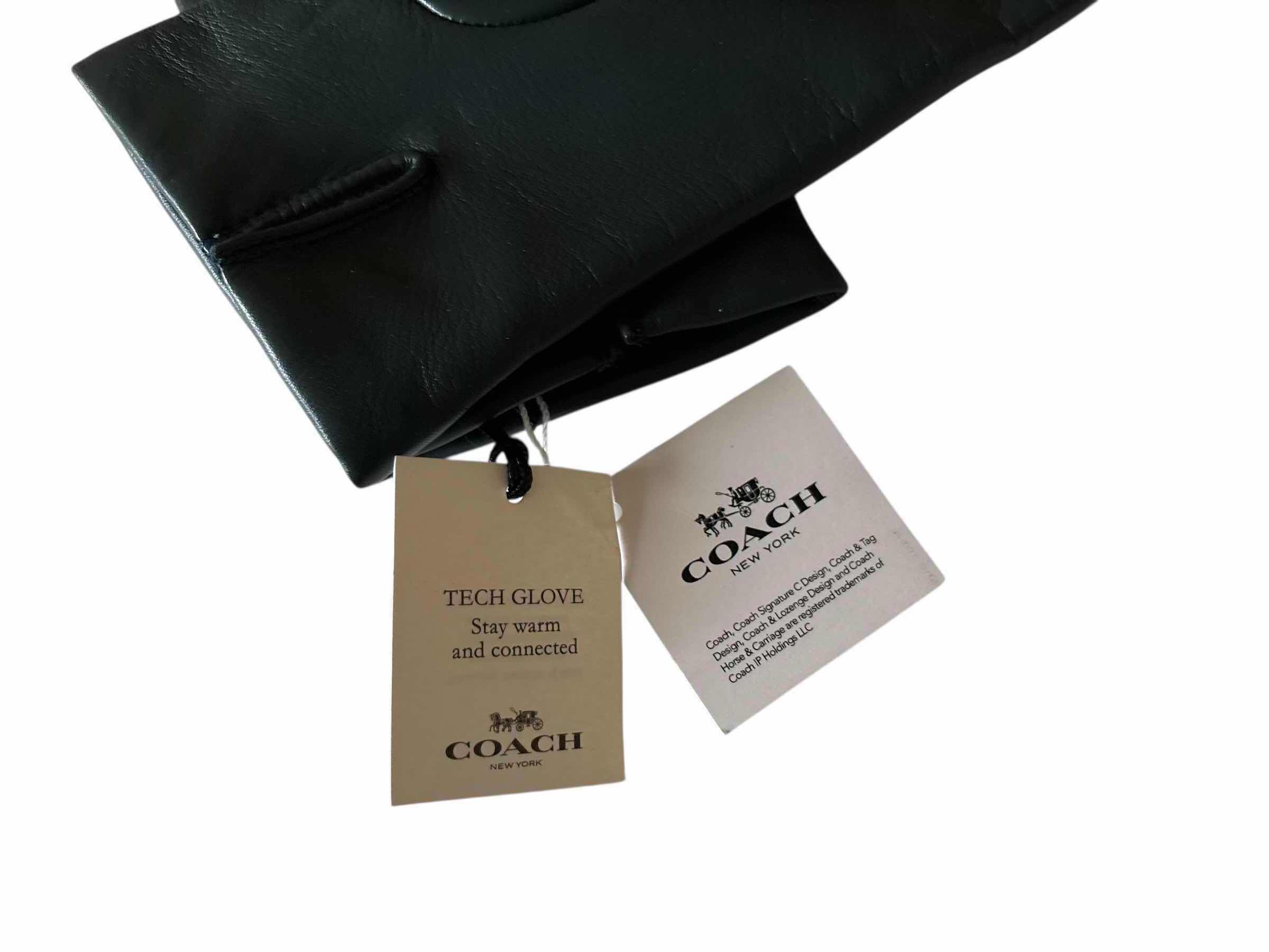 Photo 1 of COACH TECH GLOVE SIZE 6.5 WOMENS