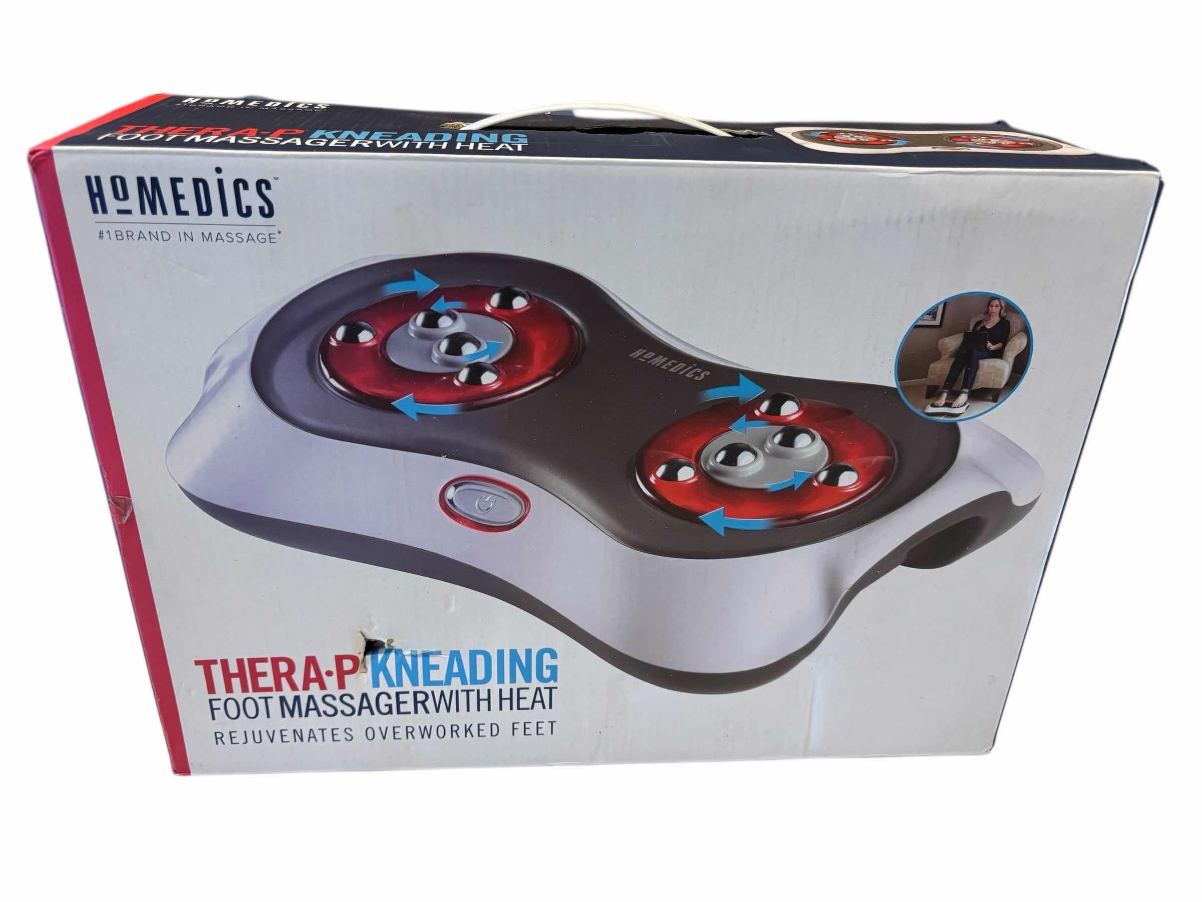 Photo 1 of HOMEDICS THERA-P KNEADING SHIATSU DELUXE FOOT MASSAGER W HEAT