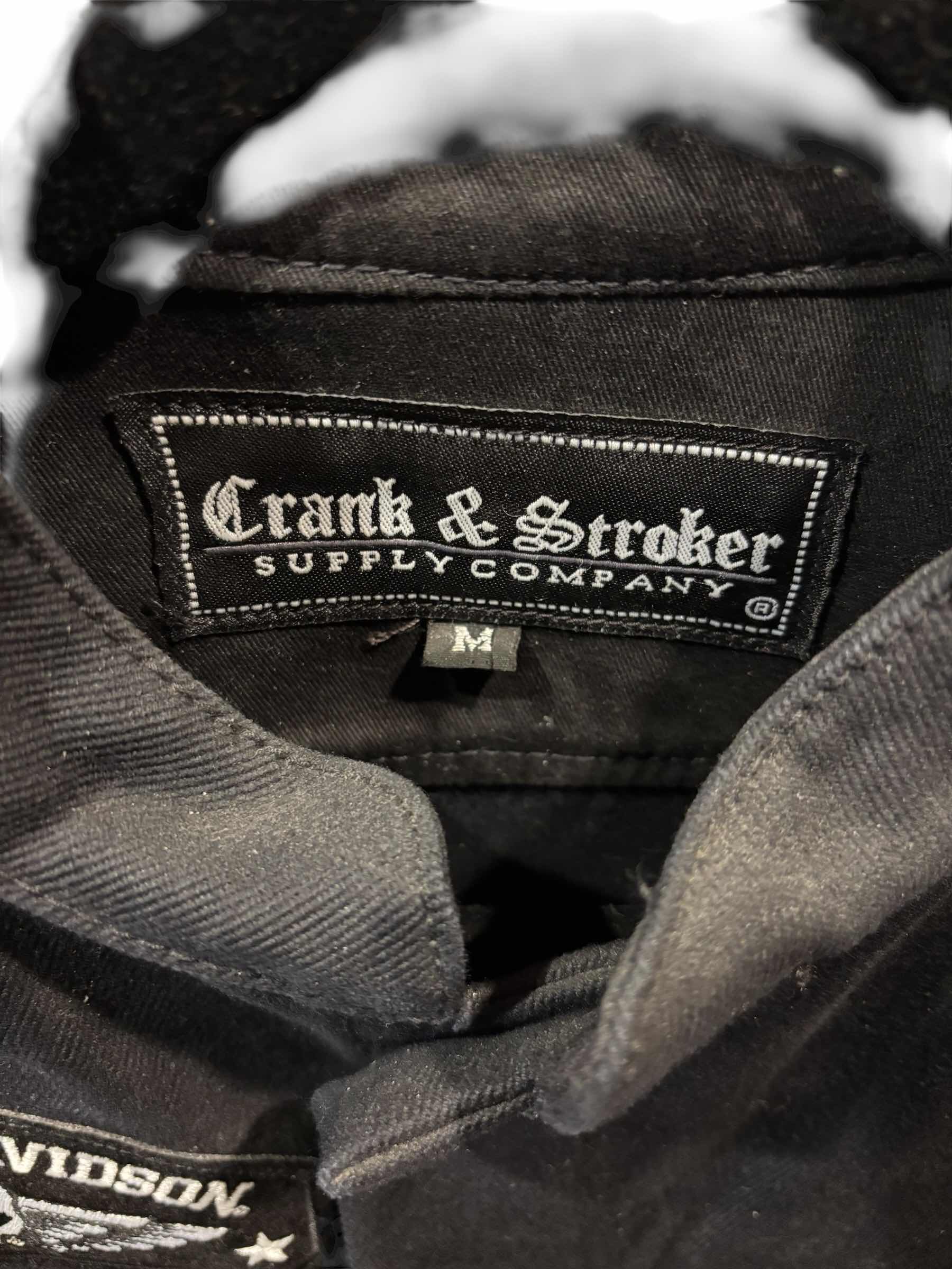 Photo 1 of CRANK & STROKE SUPPLY SUPPLY CO. VEST W PATCH ON CHEST & BACK