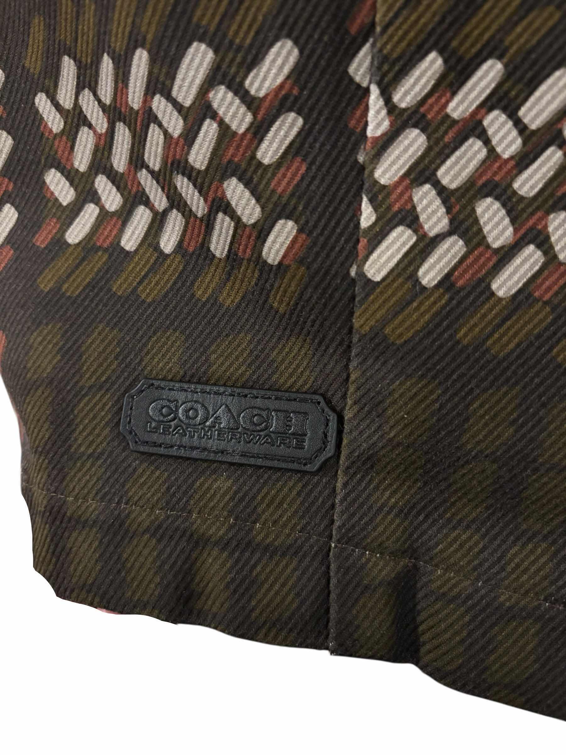 Photo 1 of COACH BROWN PLAID SHORTS MENS W 31