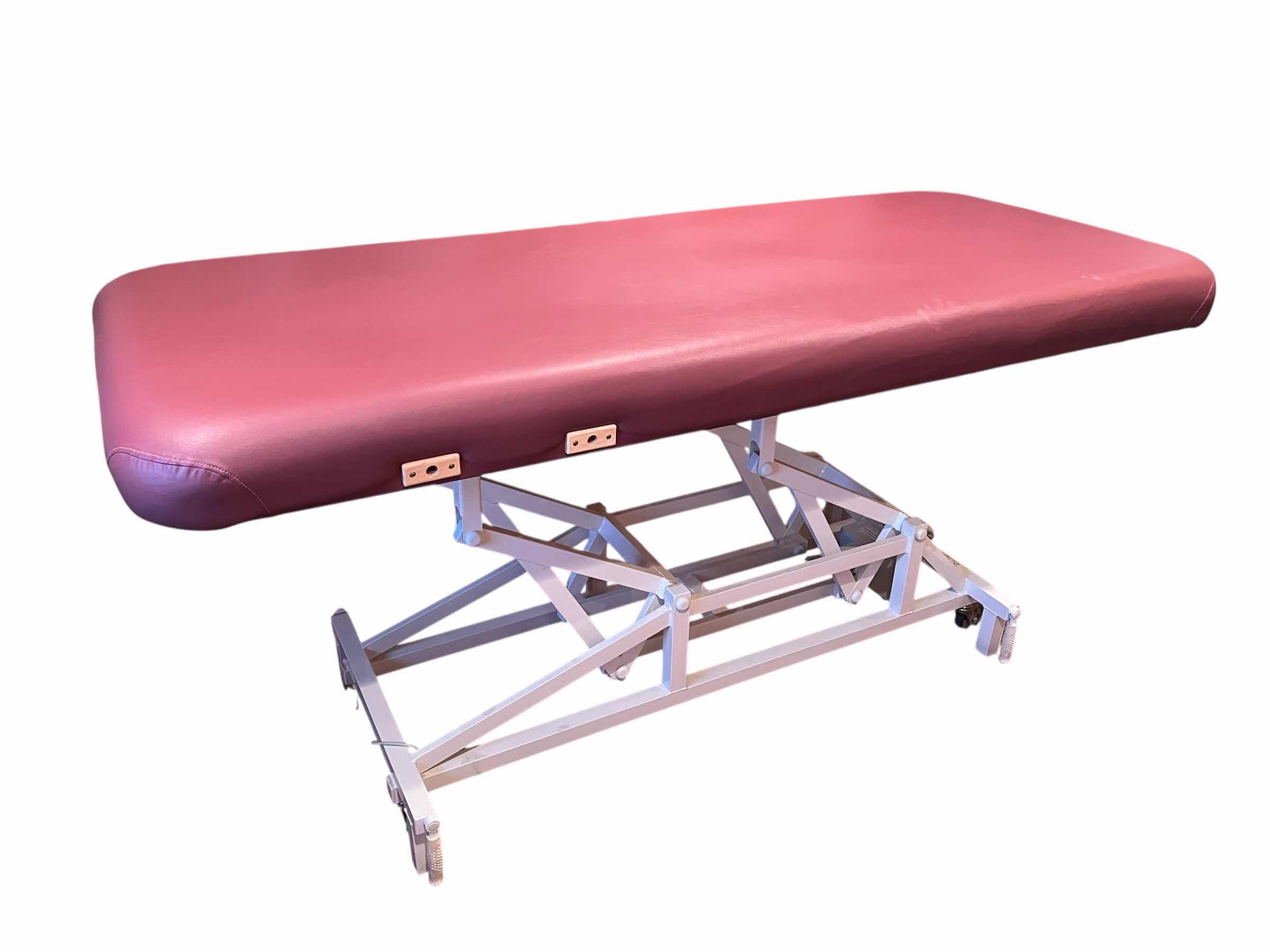 Photo 1 of CUSTOM CRAFT WORKS COMFORT LIFT ELECTRIC MASSAGE BED W FOOT PEDAL & ATTACHMENTS (8) 34” X 79” H20”-37”