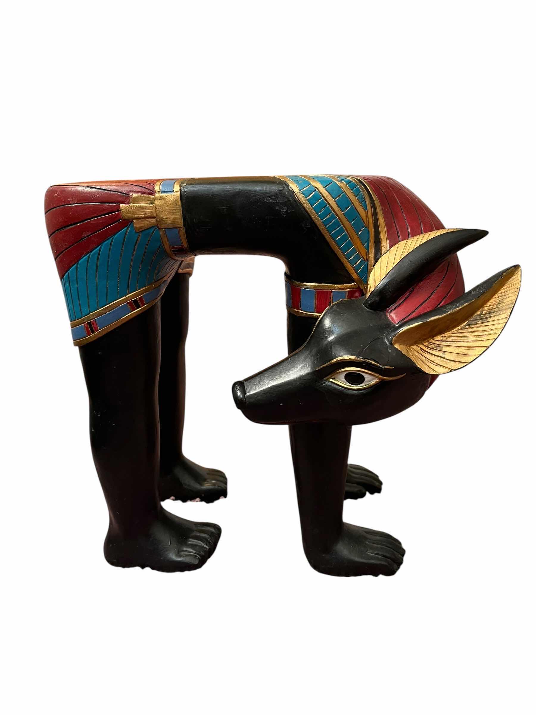 Photo 1 of DESIGN TOSCANO BOWING ANUBIS SCULPTED RESIN SCULPTED STATUE 10.5” X 8” H10.5”