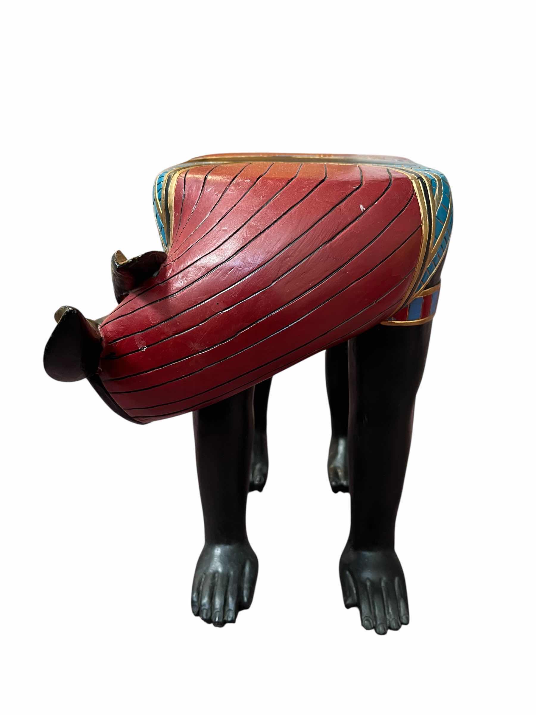 Photo 1 of DESIGN TOSCANO BOWING ANUBIS SCULPTED RESIN SCULPTED STATUE 10.5” X 8” H10.5”