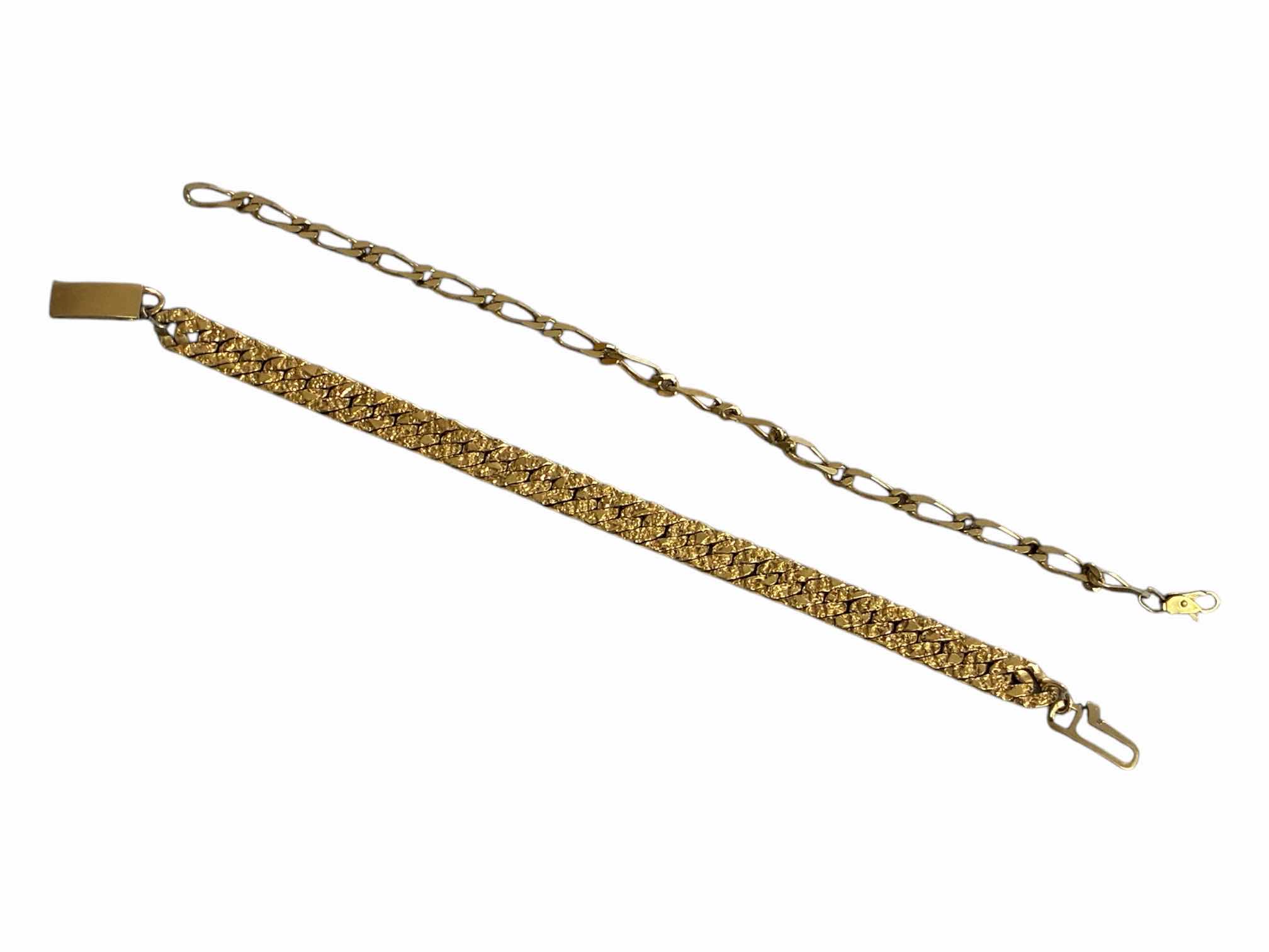 Photo 1 of AMERICAN LAPEL PINS (5) & GOLD TONE NICKEL BRACELETS (2)