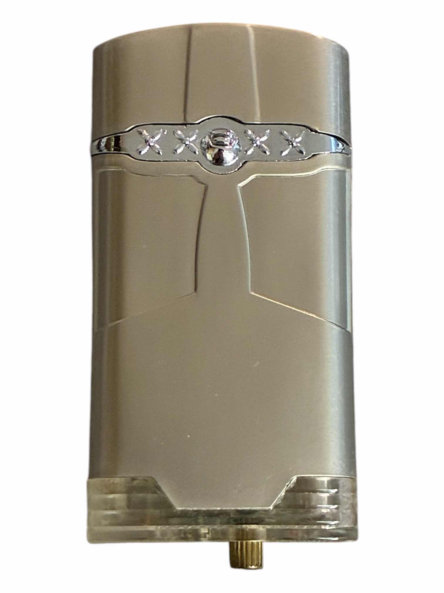 Photo 1 of MILITARY AIRCRAFT BRUSHED STAINLESS STEEL TORCH LIGHTER W CASE