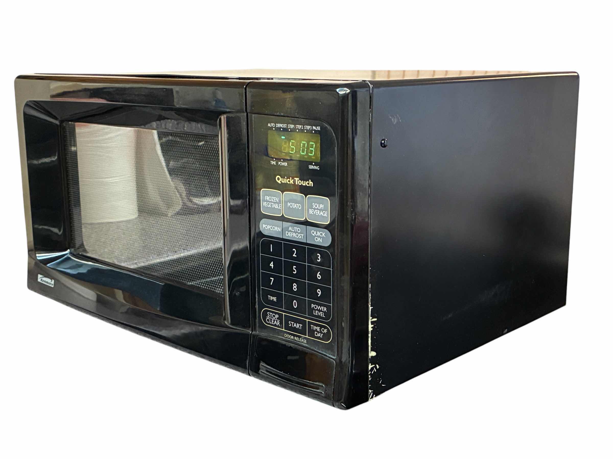 Photo 1 of KENMORE BLACK MICROWAVE NO.565.66100691
