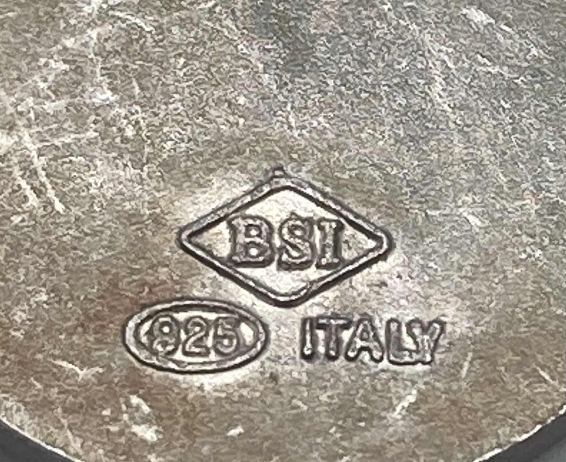 Photo 1 of “SAINT CHRISTOPHER PROTECT US” STERLING SILVER NECKLACE PENDANT .55” 2.2G (READ NOTES) $26