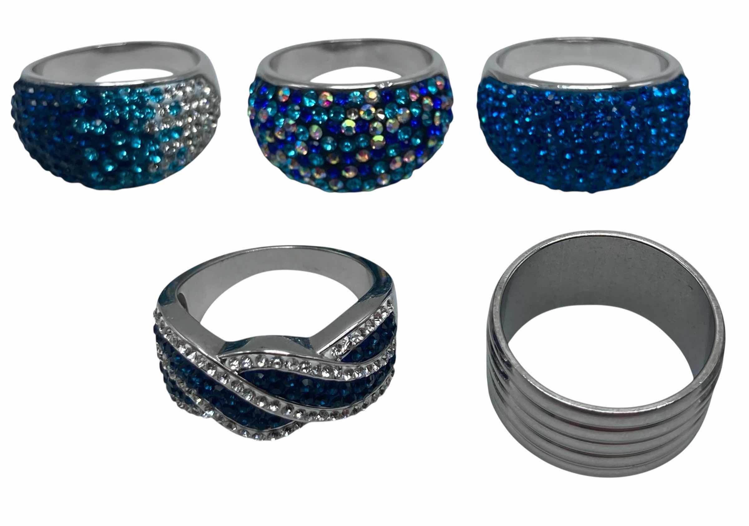 Photo 1 of FASHION RINGS VARIOUS STYLES & SIZES 9-9.25 (10)