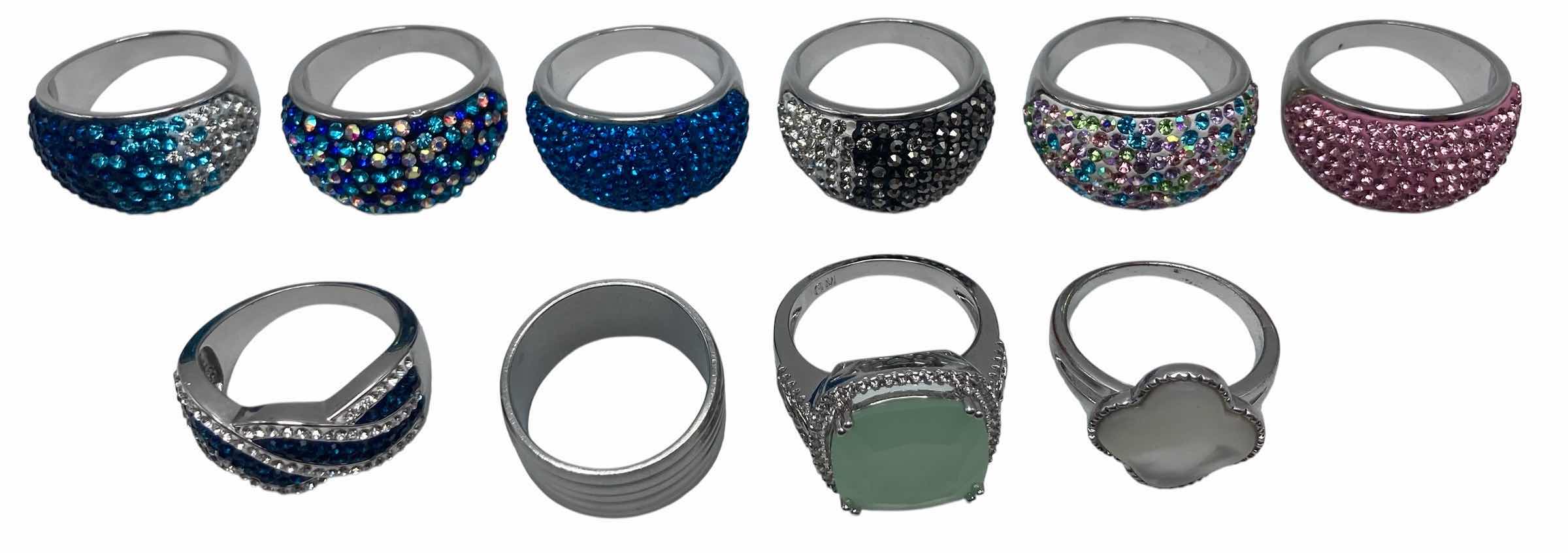 Photo 1 of FASHION RINGS VARIOUS STYLES & SIZES 9-9.25 (10)