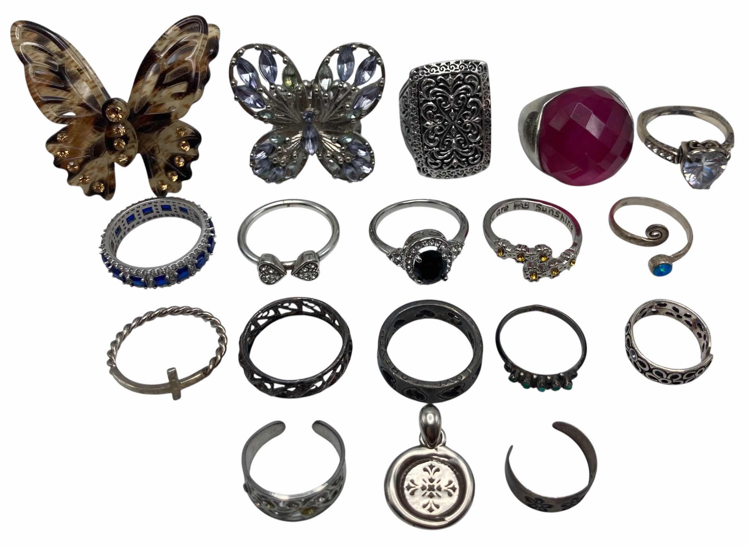 Photo 1 of FASHION RINGS-VARIOUS STYLES AND SIZES 4-9.25 (17) W NECKLACE PENDANT