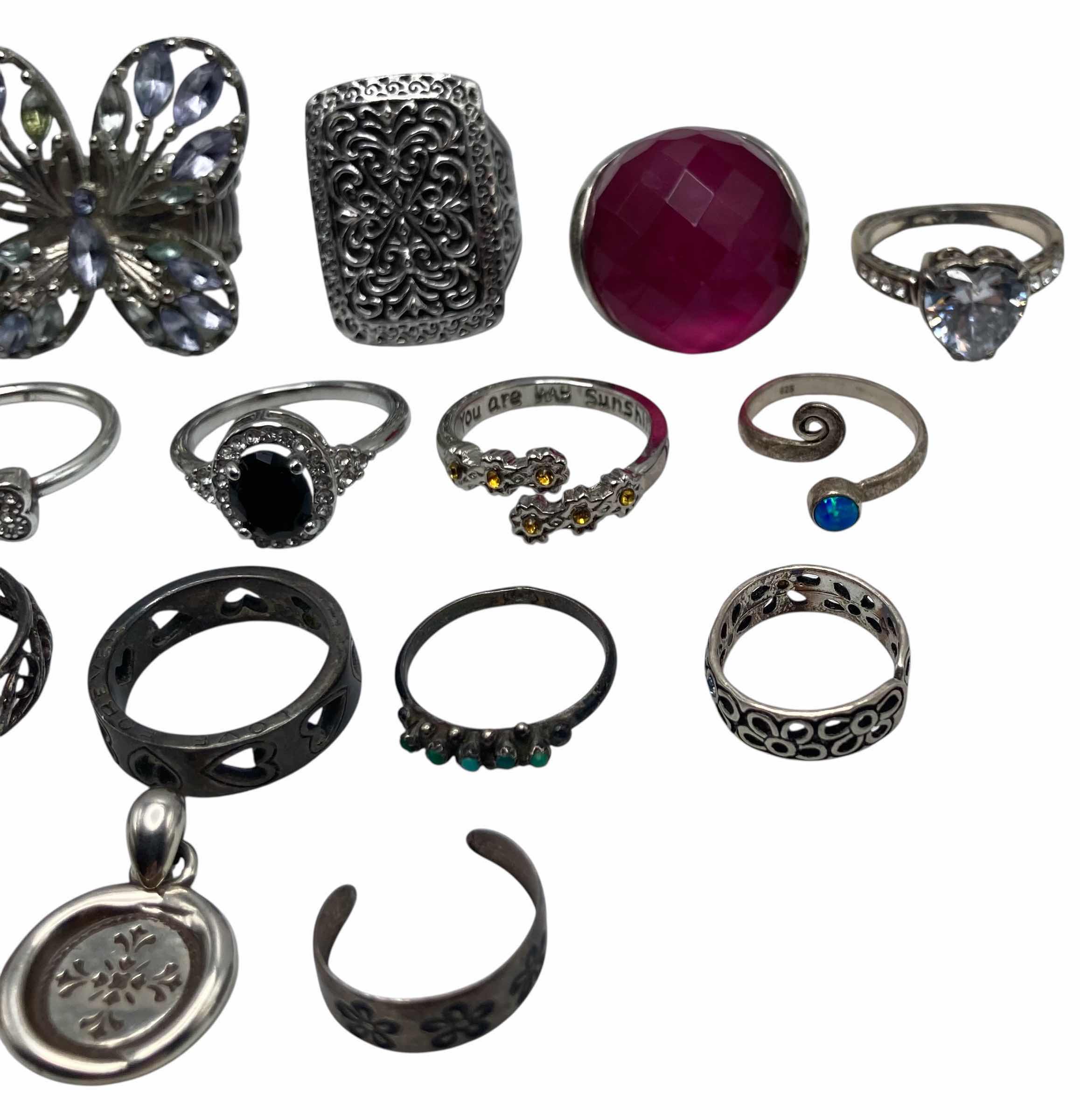 Photo 1 of FASHION RINGS-VARIOUS STYLES AND SIZES 4-9.25 (17) W NECKLACE PENDANT