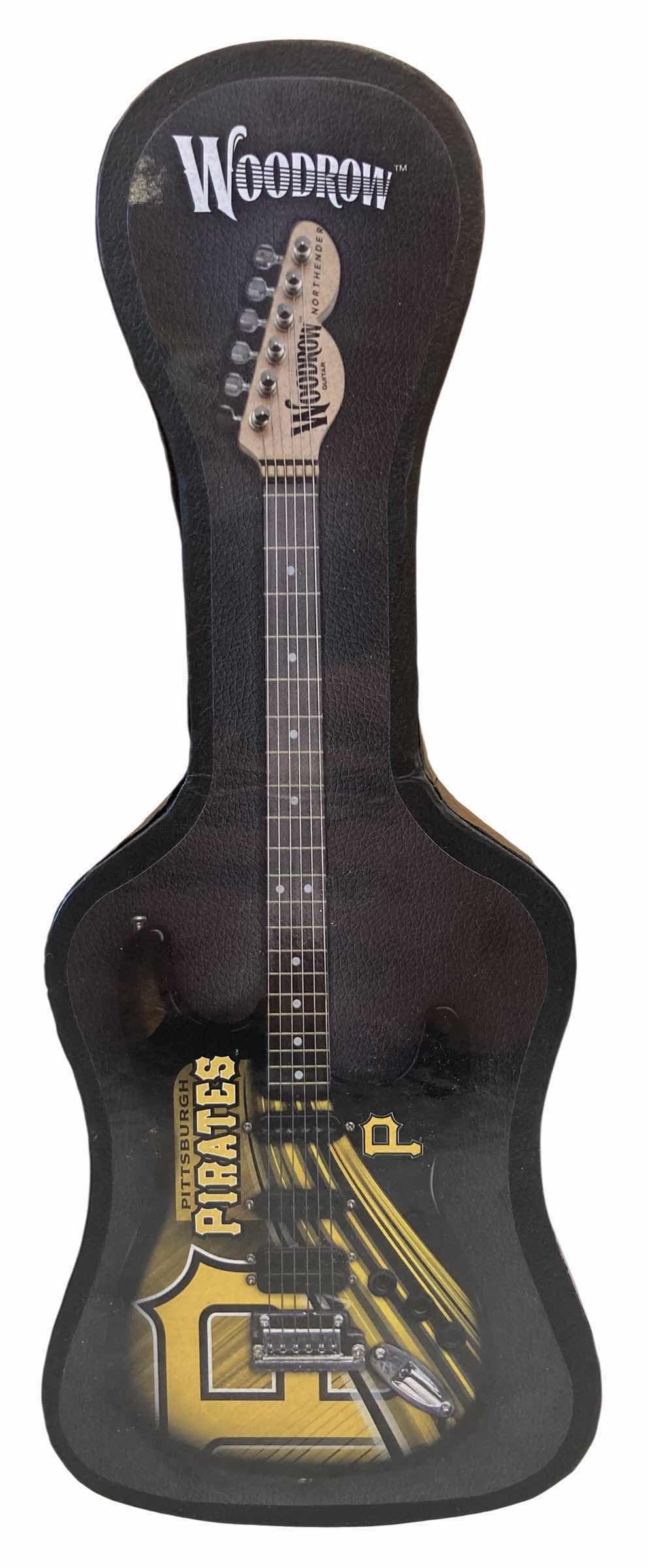 Photo 1 of WOODROW NORTHLANDER MINI GUITAR PITTSBURG PIRATES H10” $70