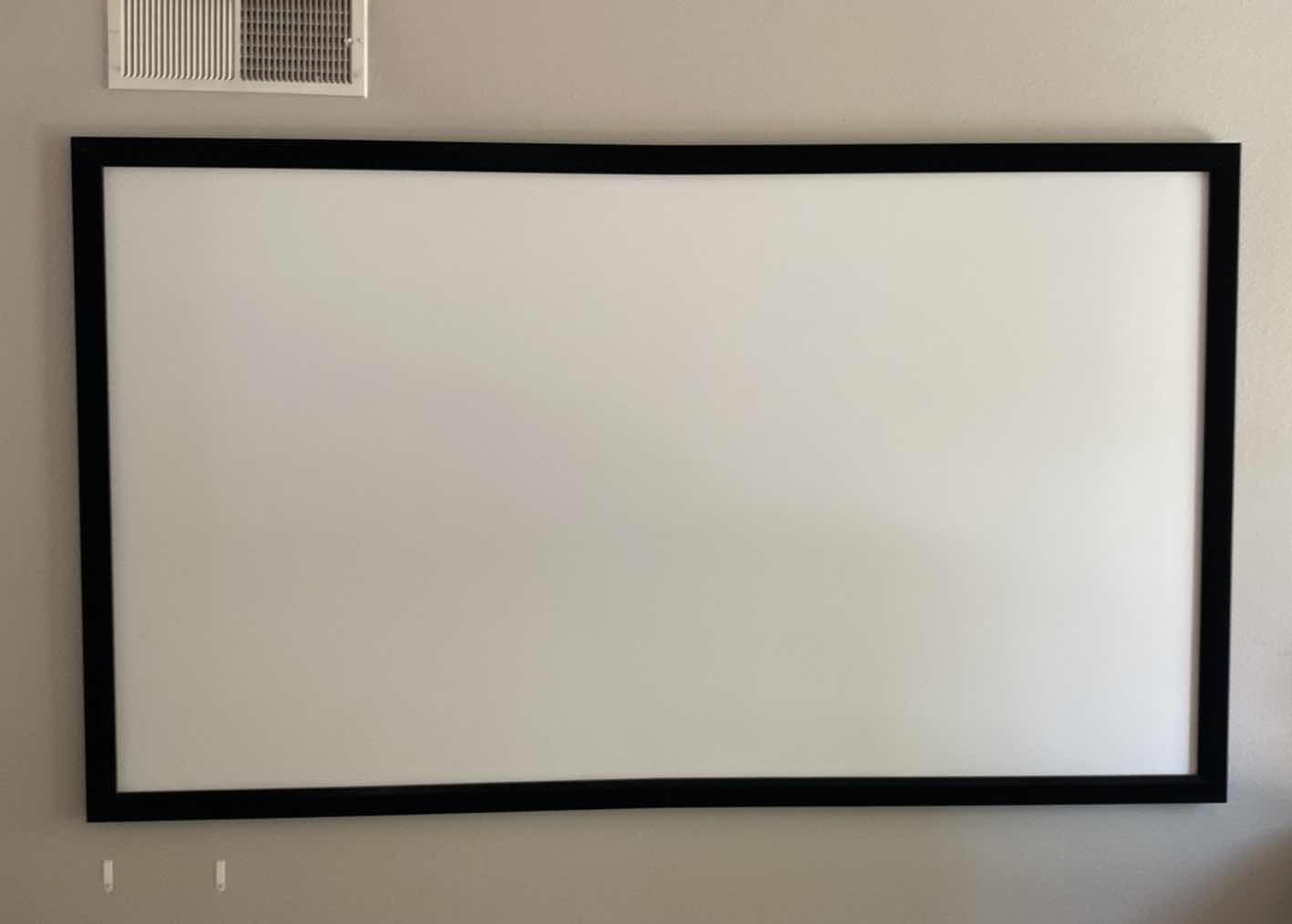 Photo 1 of BLACK FABRIC FRAMED PROJECTION SCREEN 8’ 5” X 4’ 10”