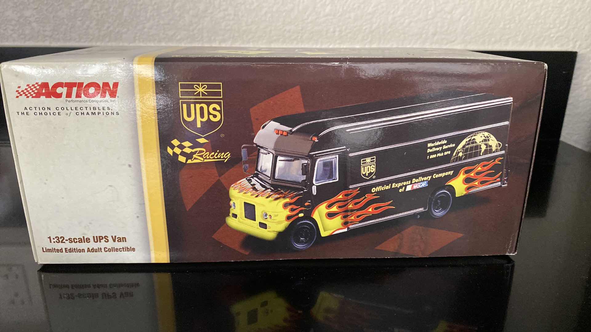 Photo 1 of ACTION COLLECTIBLES UPS RACING 1:32 SCALE UPS VAN