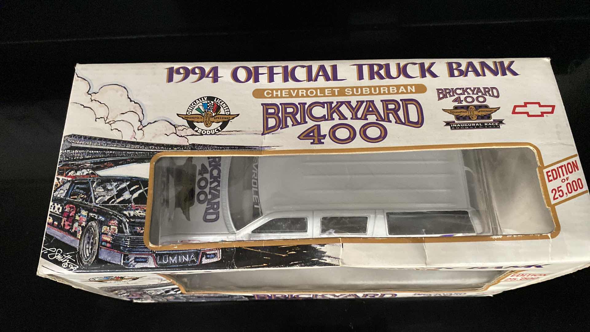 Photo 2 of VINTAGE 1994 BRICKYARD 400 LIMITED EDITION INAUGURAL RACE OFFICIAL TRUCK BANK CHEVROLET SUBURBAN