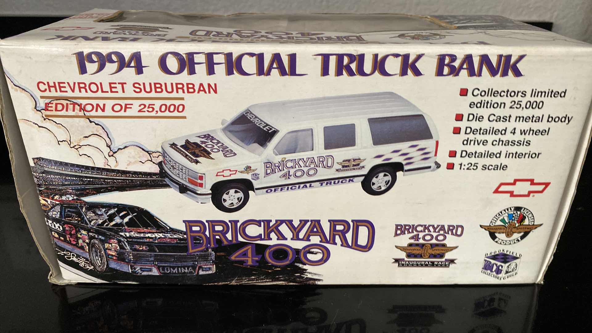 Photo 3 of VINTAGE 1994 BRICKYARD 400 LIMITED EDITION INAUGURAL RACE OFFICIAL TRUCK BANK CHEVROLET SUBURBAN