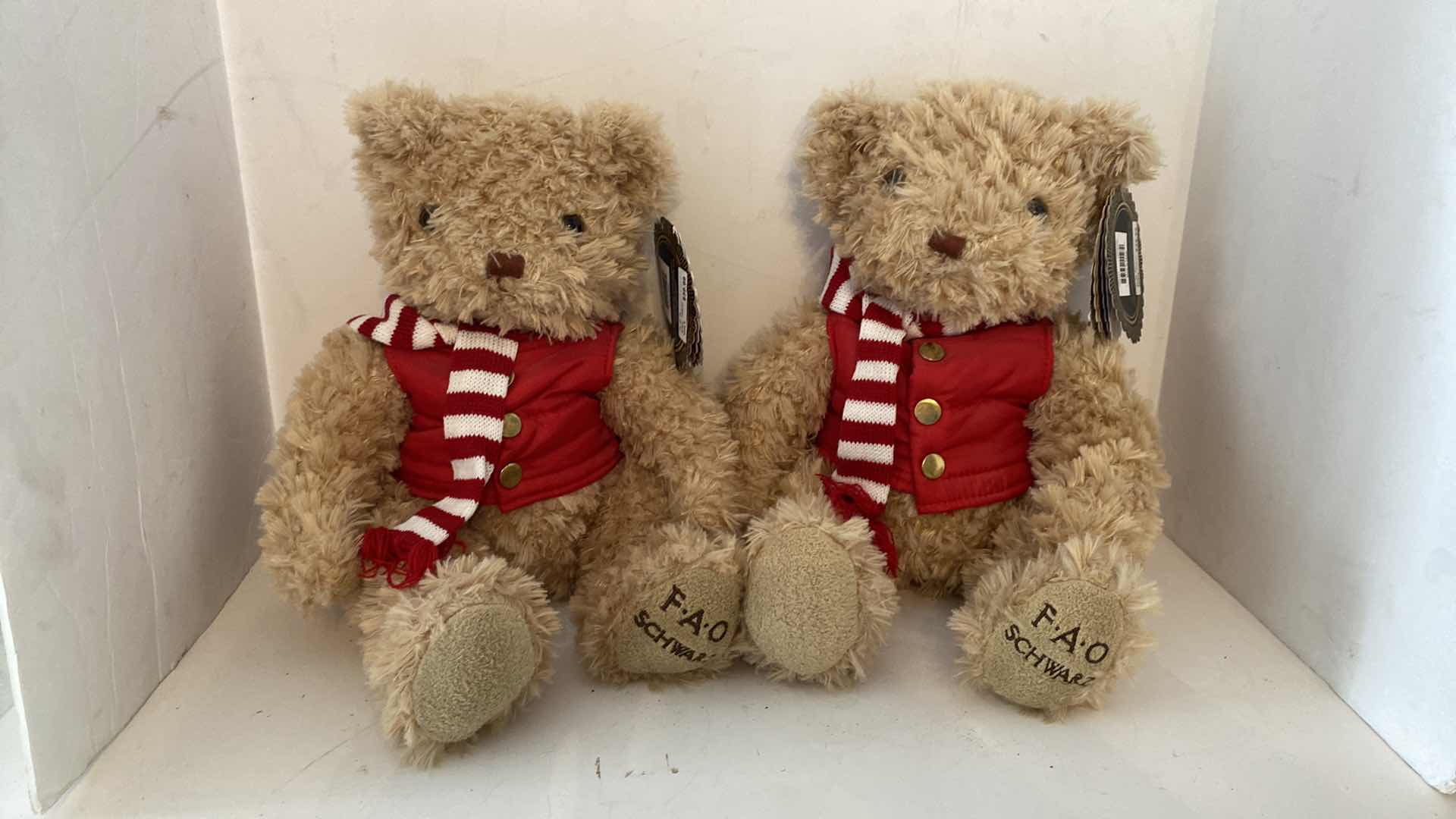 Photo 1 of NEW WITH TAGS F.A.O. SCHWARZ BEARS 16”