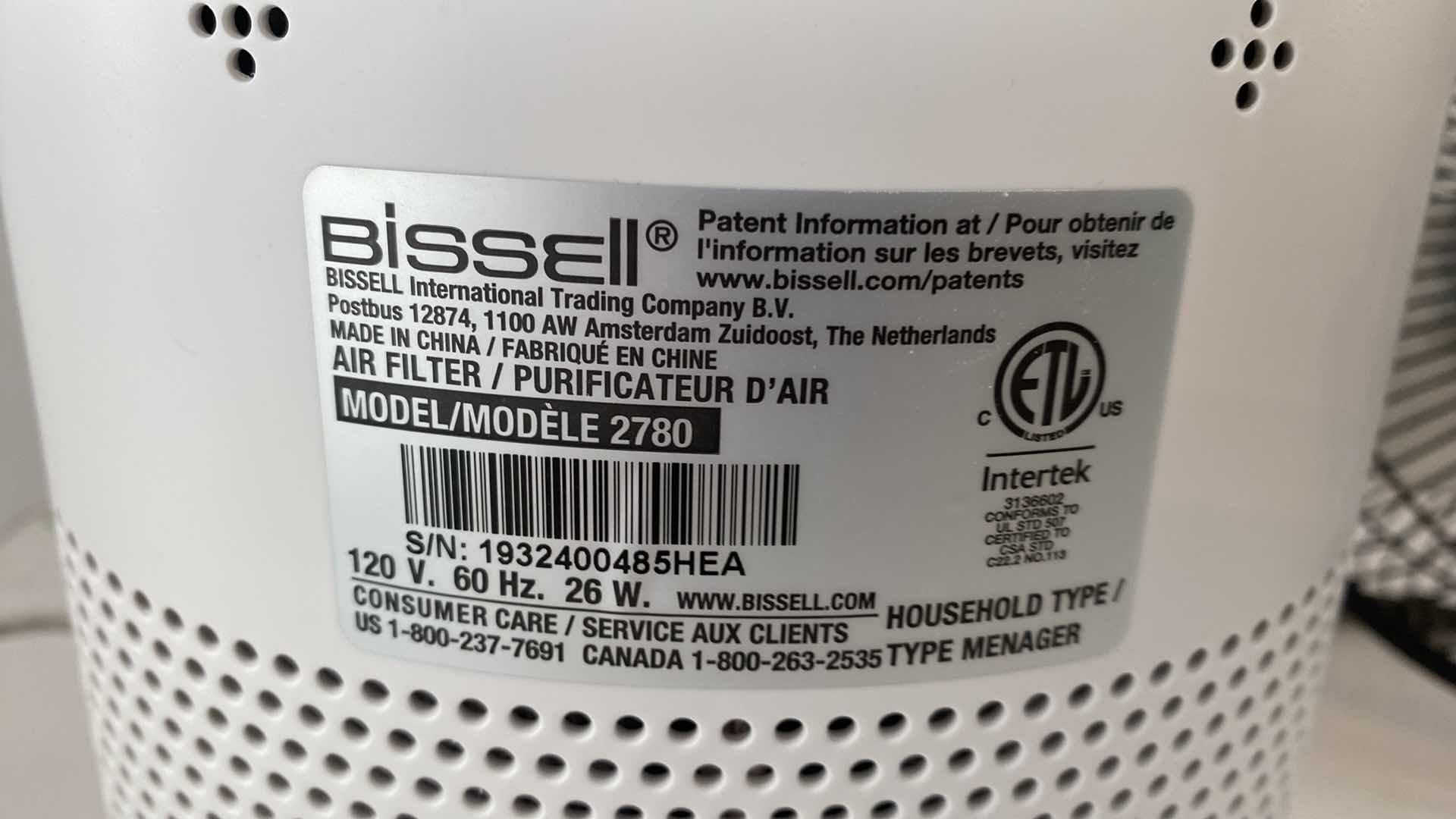 Photo 3 of BISSELL MY AIR AND SMALL FAN 10.5”