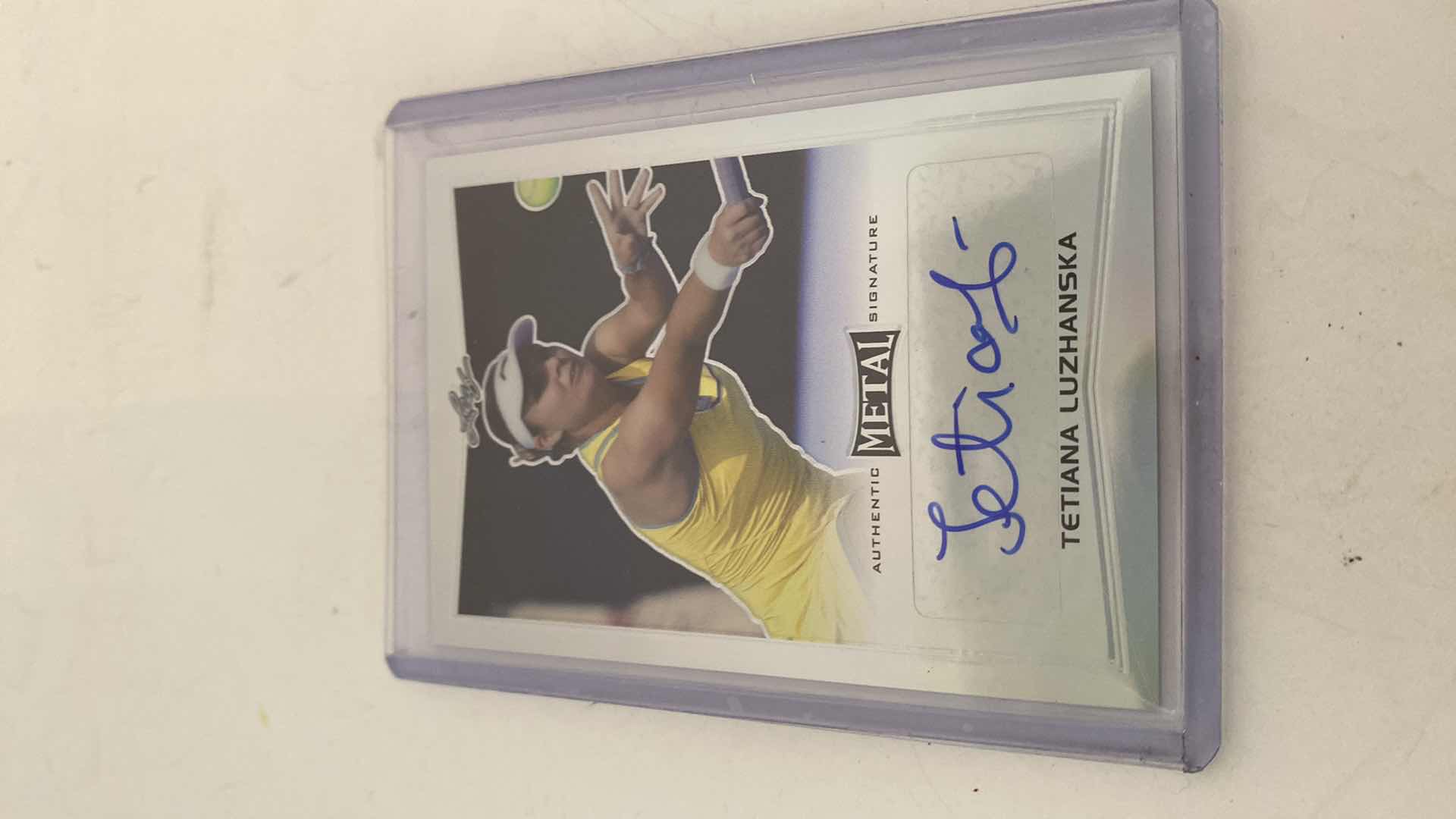 Photo 6 of 3 - AUTOGRAPHED TENNIS TRADING CARDS