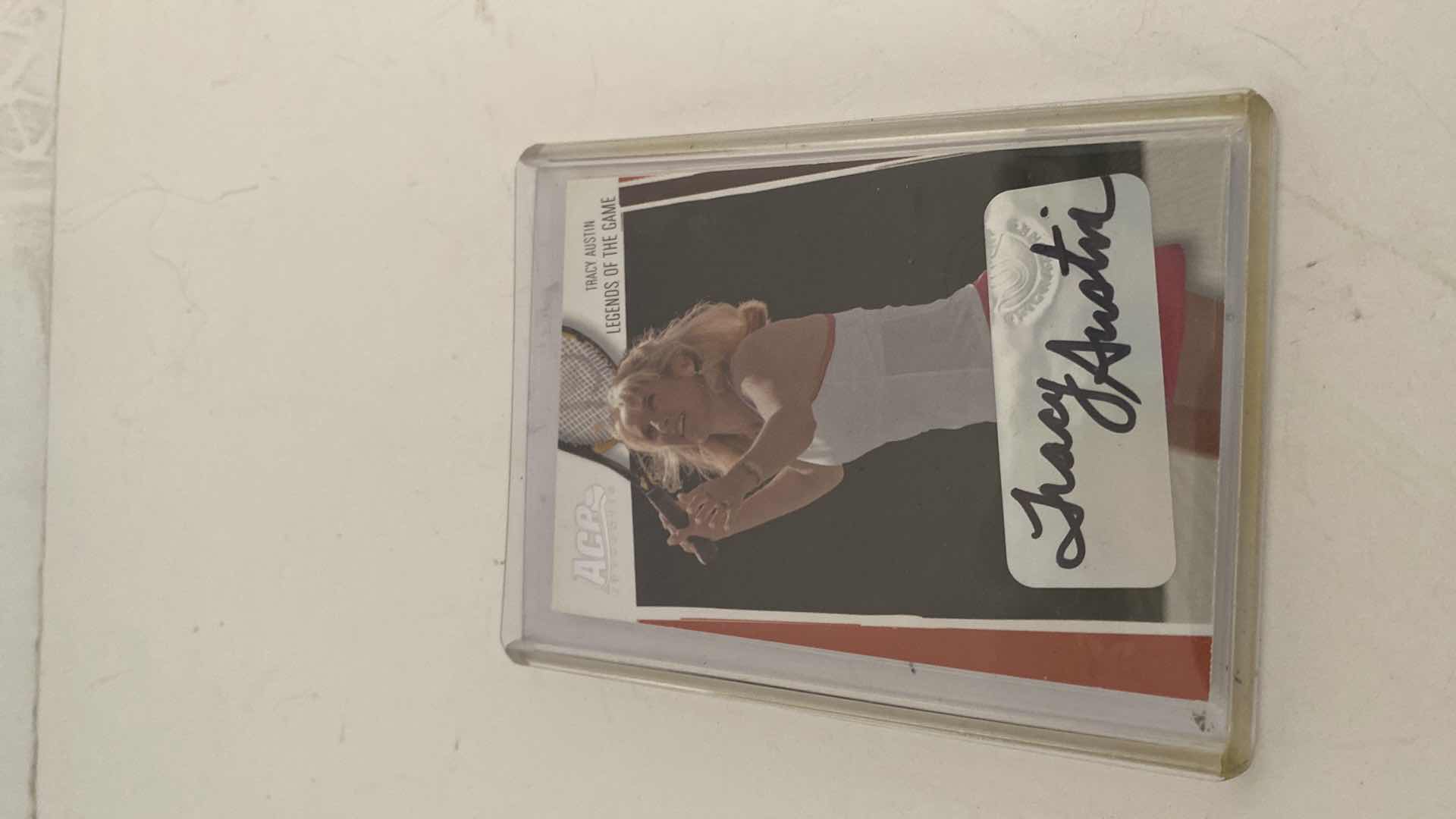 Photo 2 of 3 - AUTOGRAPHED TENNIS TRADING CARDS