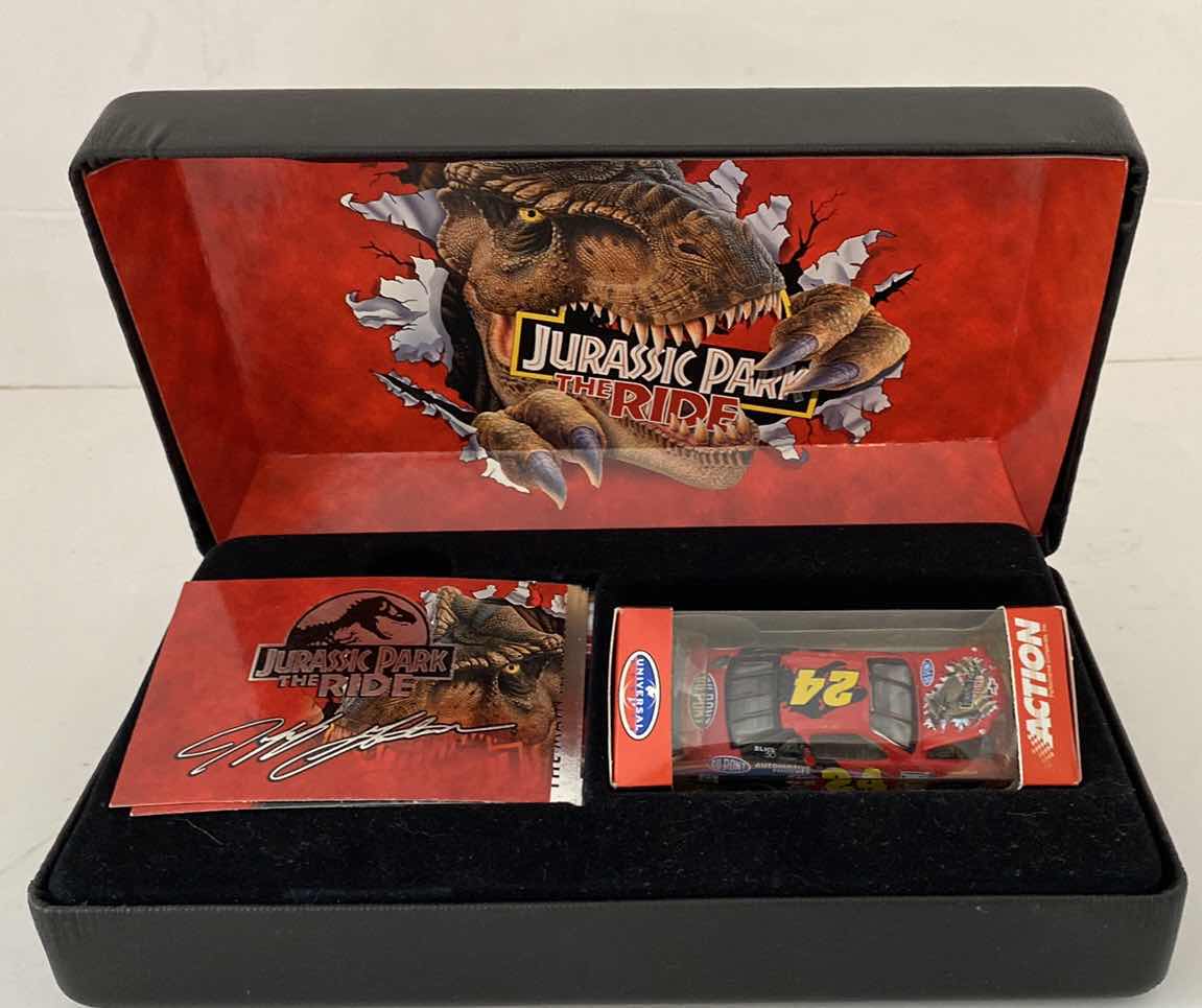 Photo 1 of JEFF GORDON JURASSIC PARK THE RIDE LIMITED EXPERTIN STOCK CAR COLLECTOR SET