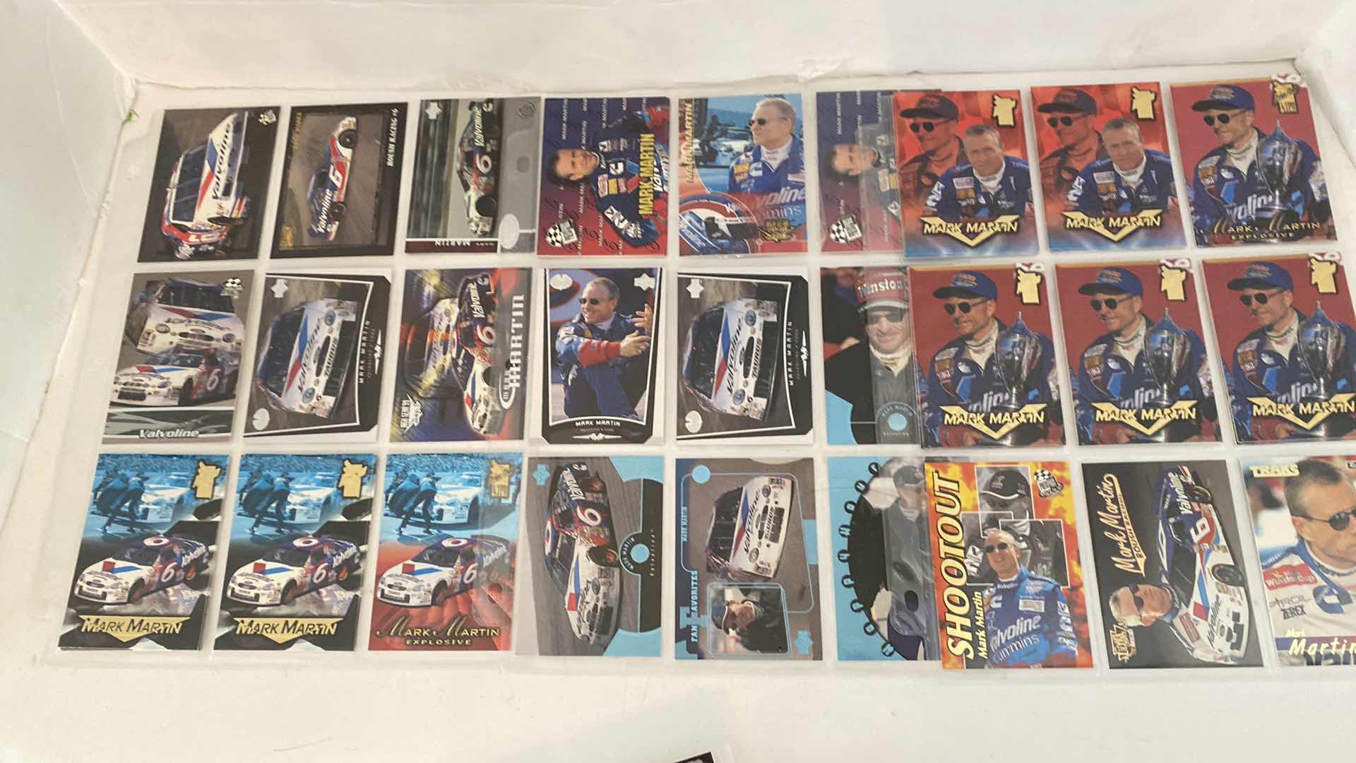 Photo 3 of 23 PAGES VARIOUS NASCAR TRADING CARDS