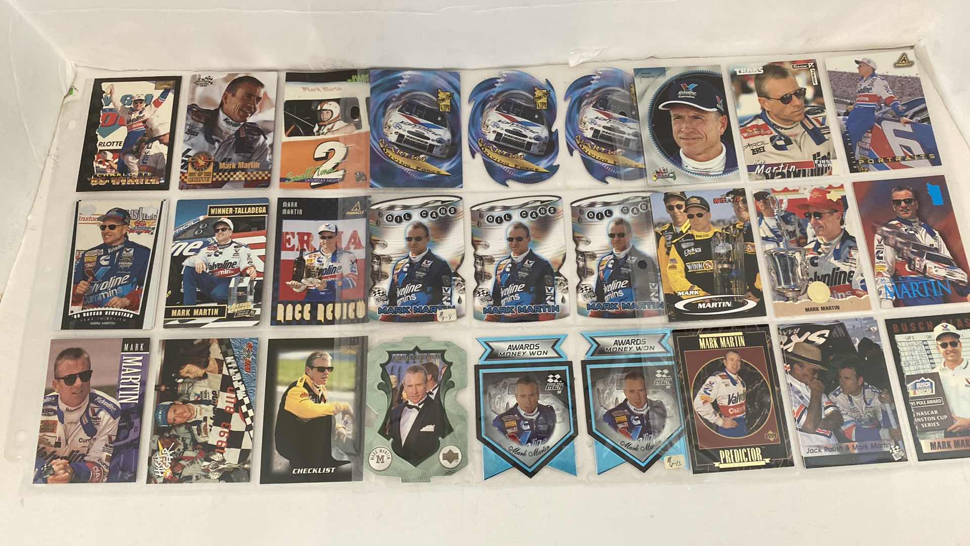 Photo 1 of 23 PAGES VARIOUS NASCAR TRADING CARDS