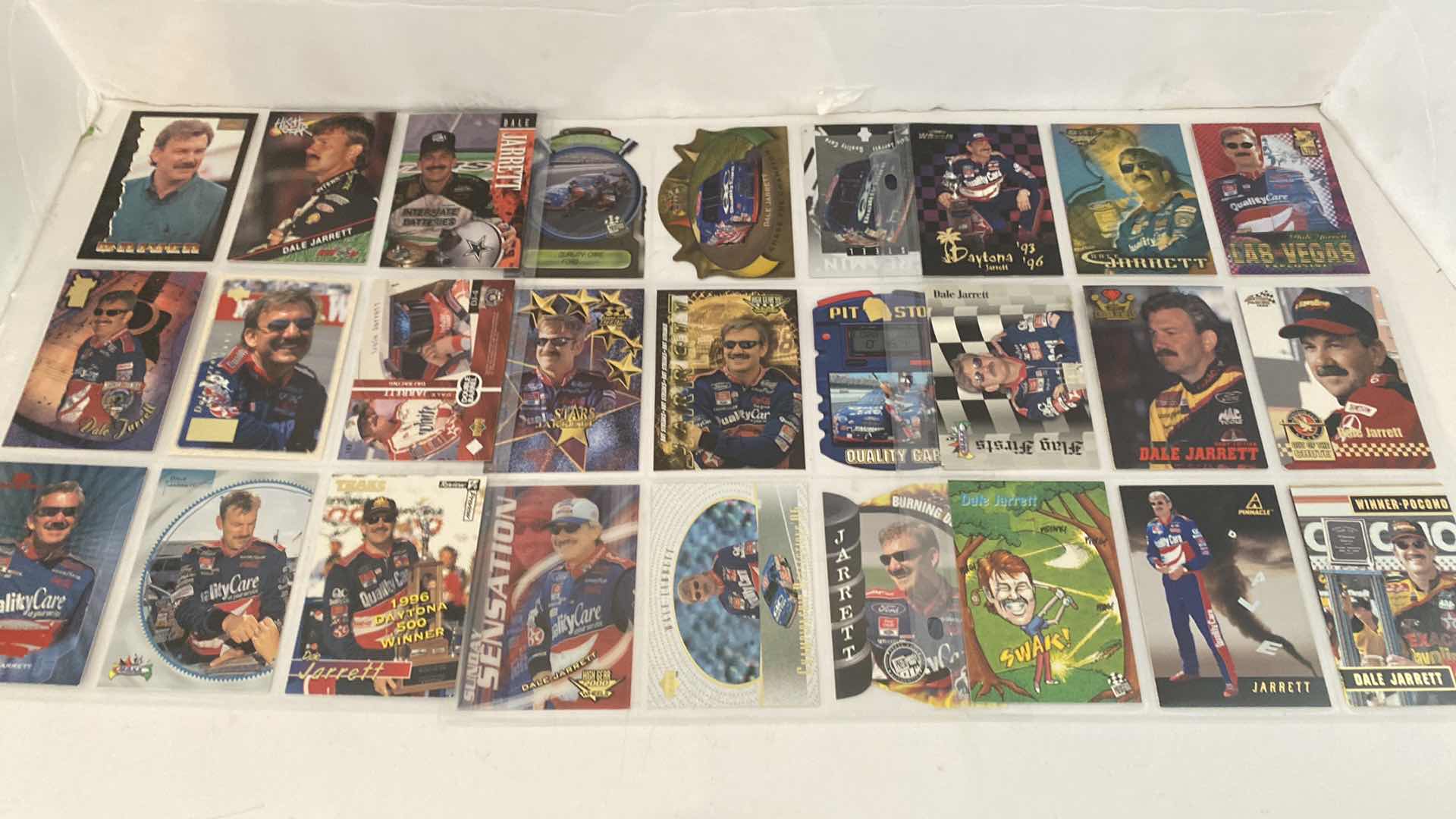 Photo 4 of 23 PAGES VARIOUS NASCAR TRADING CARDS