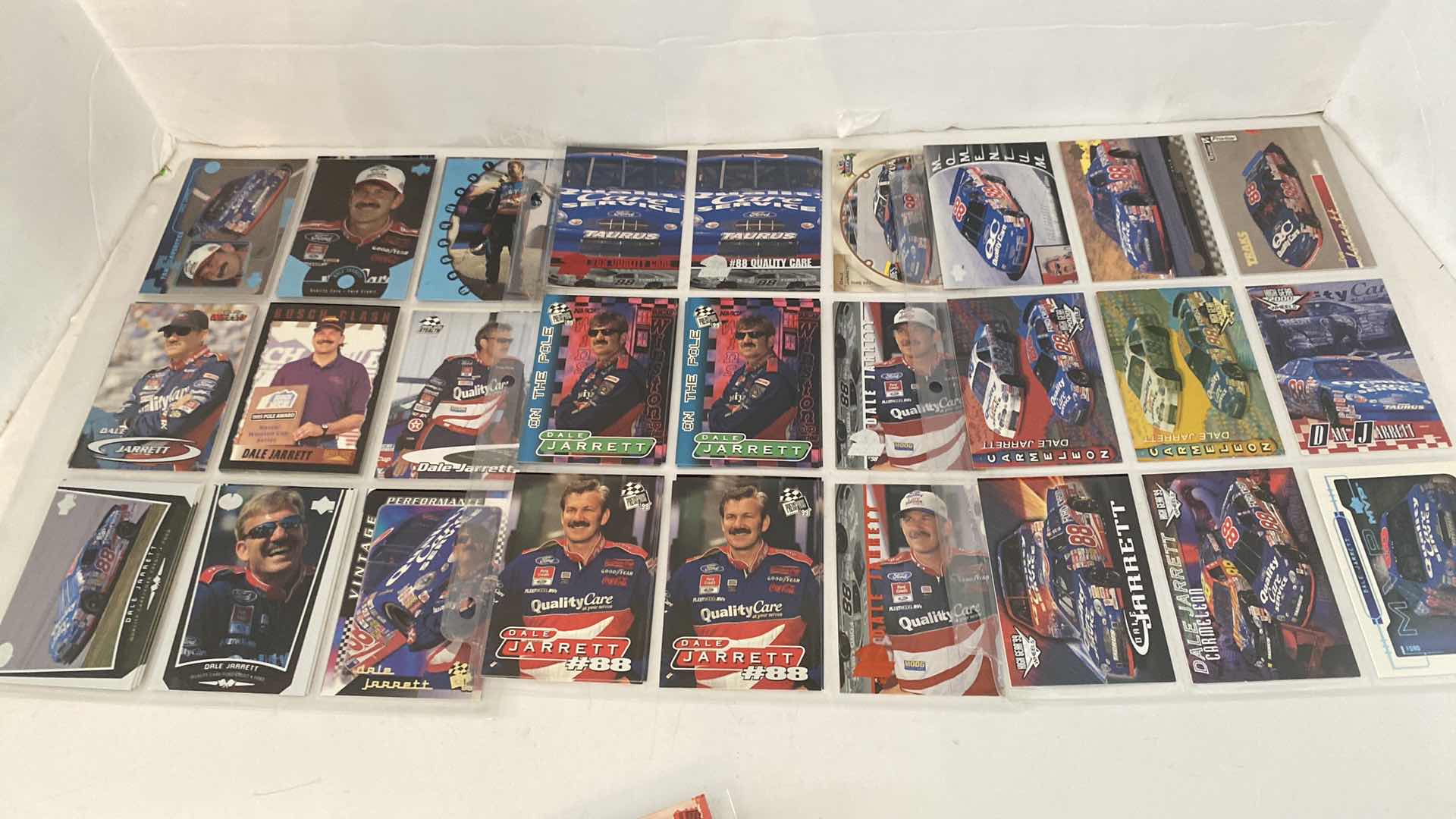 Photo 5 of 23 PAGES VARIOUS NASCAR TRADING CARDS