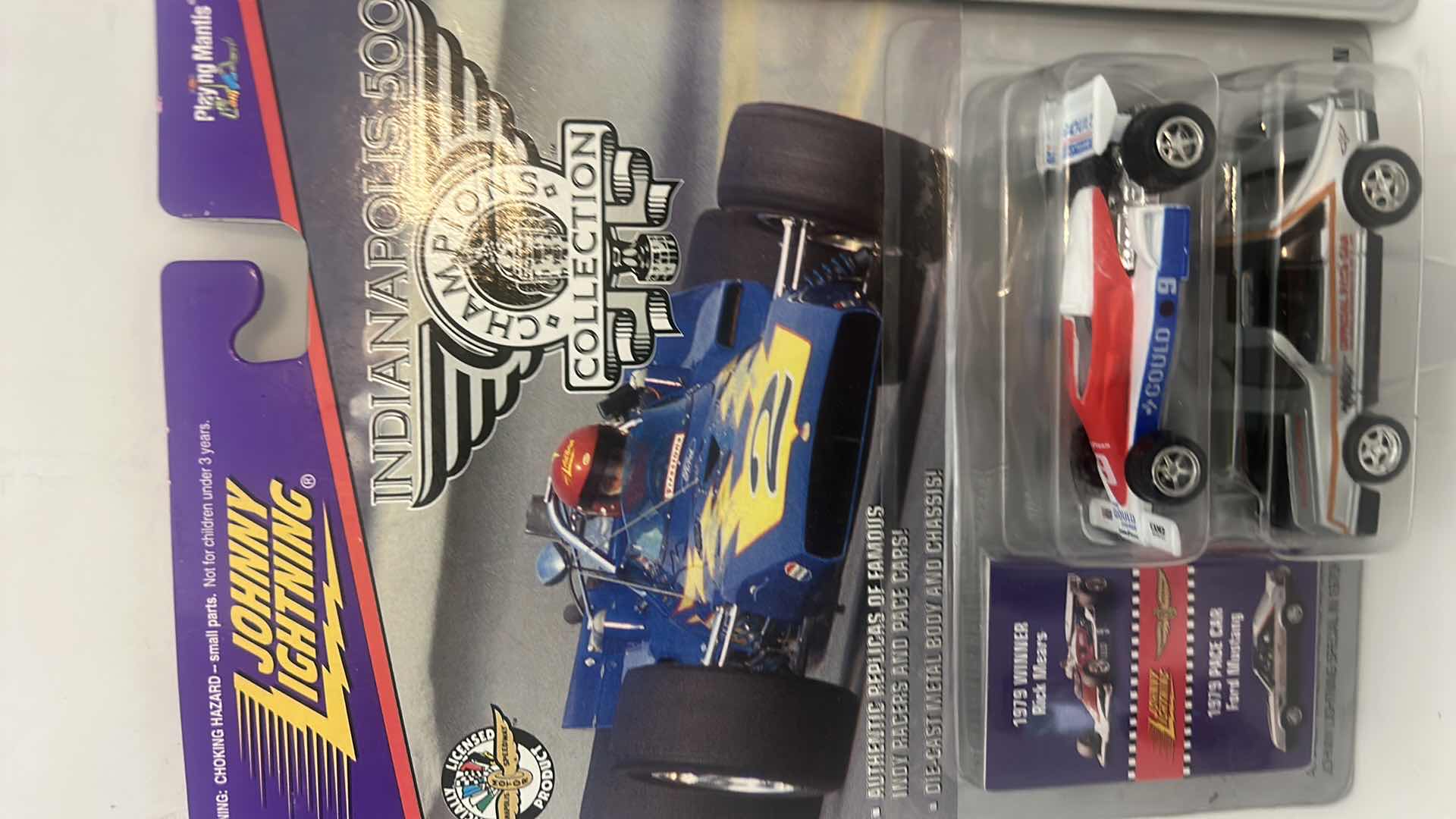 Photo 4 of 3 - 2 PACK JOHNNY LIGHTNING INDIANAPOLIS 500 CHAMPIONS COLLECTIBLES