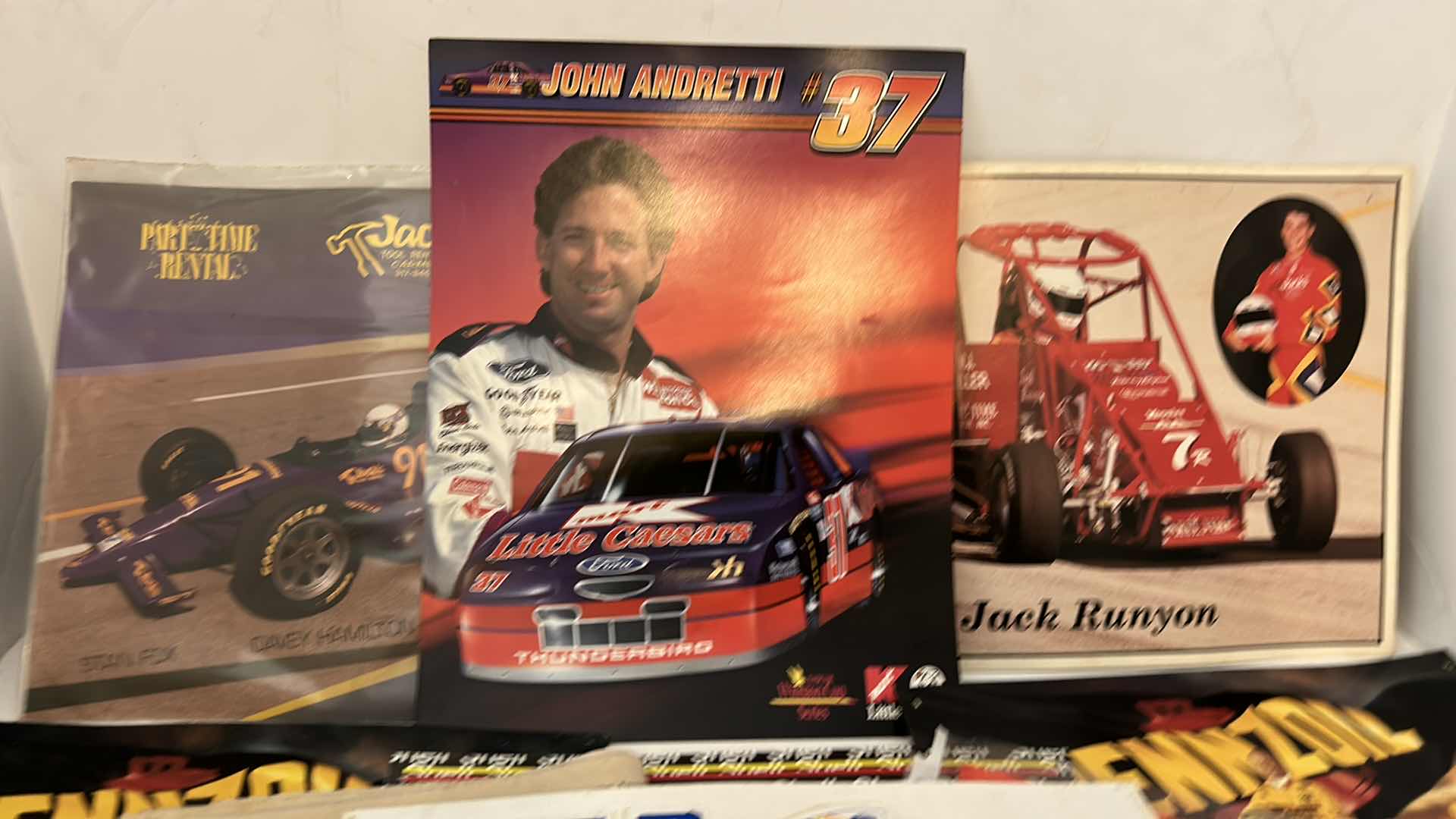 Photo 2 of CAR RACING COLLECTIBLES- PHOTOS , POSTERS, STICKERS AND MORE