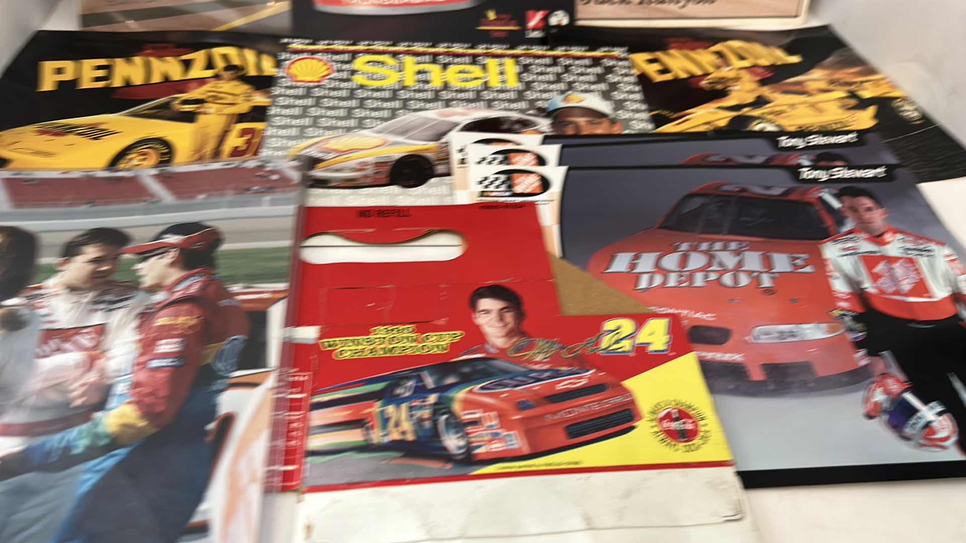 Photo 5 of CAR RACING COLLECTIBLES- PHOTOS , POSTERS, STICKERS AND MORE