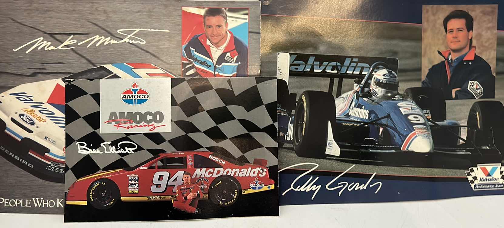 Photo 1 of 3 AUTOGRAPHED CAR RACING PHOTOS