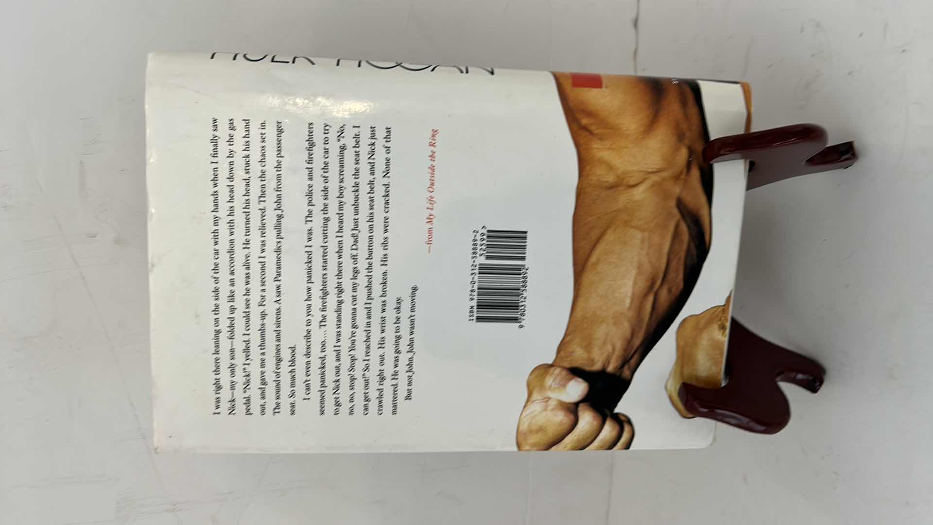 Photo 3 of AUTOGRAPHED HARDCOVER- “MY LIFE OUTSIDE THE RING, HULK HOGAN” WITH MARK DAGOSTINO