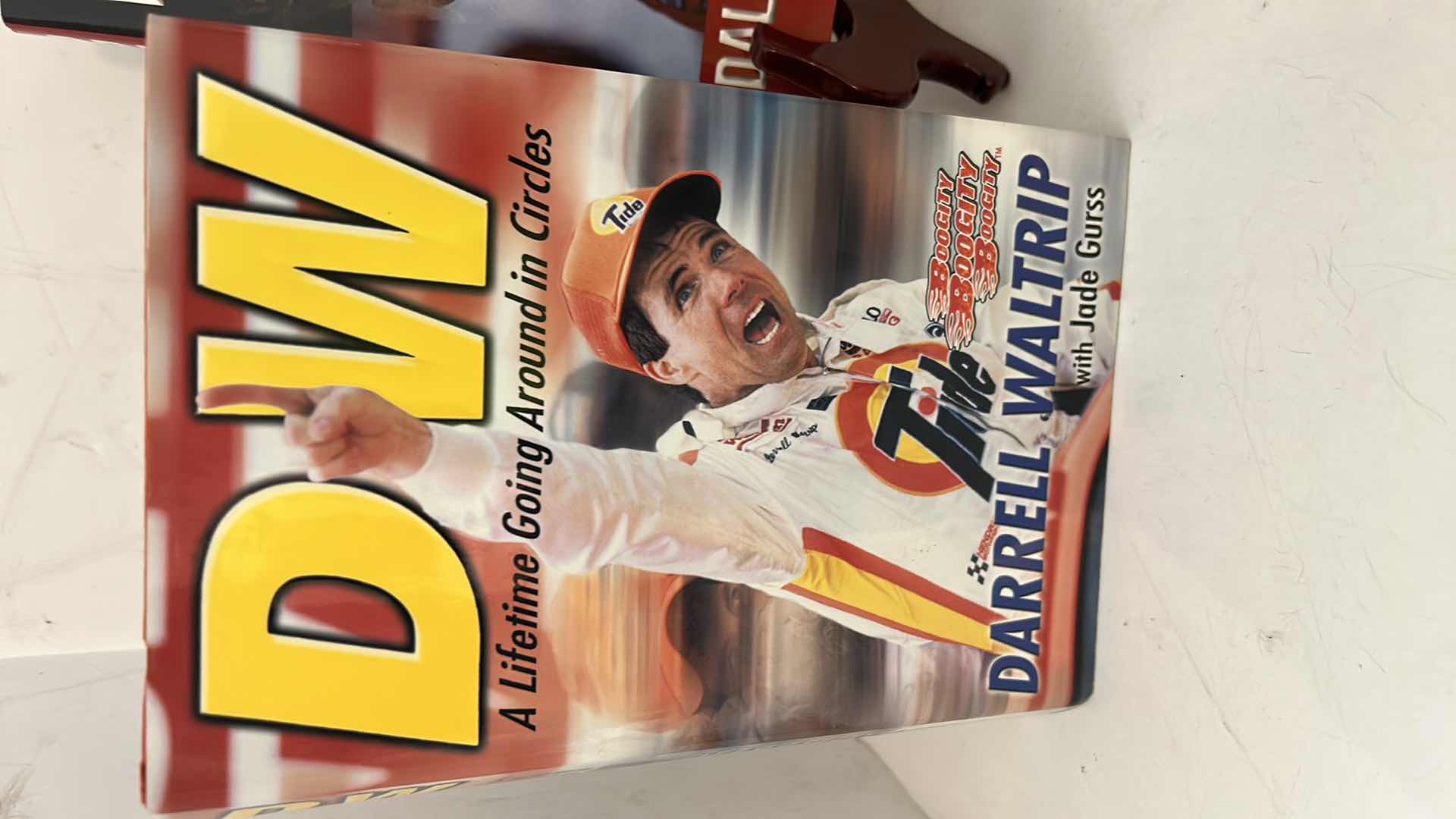 Photo 5 of 3 - HARDCOVER BOOKS,  2 DALE EARNHARDT BOOKS AND DARREL WALTRIP PLUS AUTOGRAPH CARD