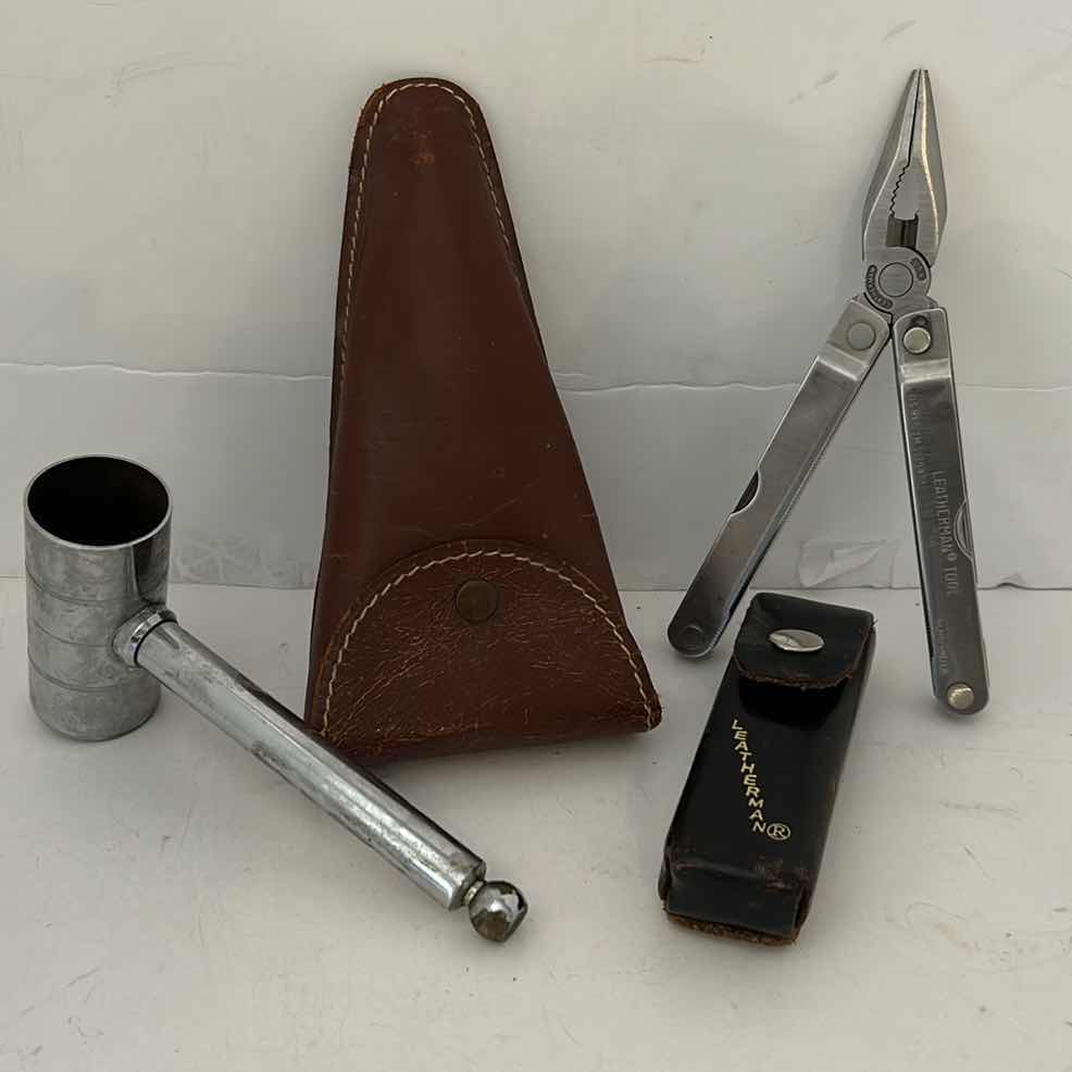 Photo 1 of 2 TOOLS WITH LEATHER CASES