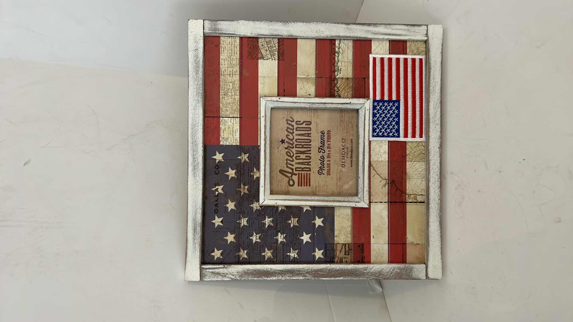 Photo 4 of POLAR BEAR DOOR STOP, BEAR STUFFED ANIMAL AND AMERICAN FLAG PHOTO FRAME