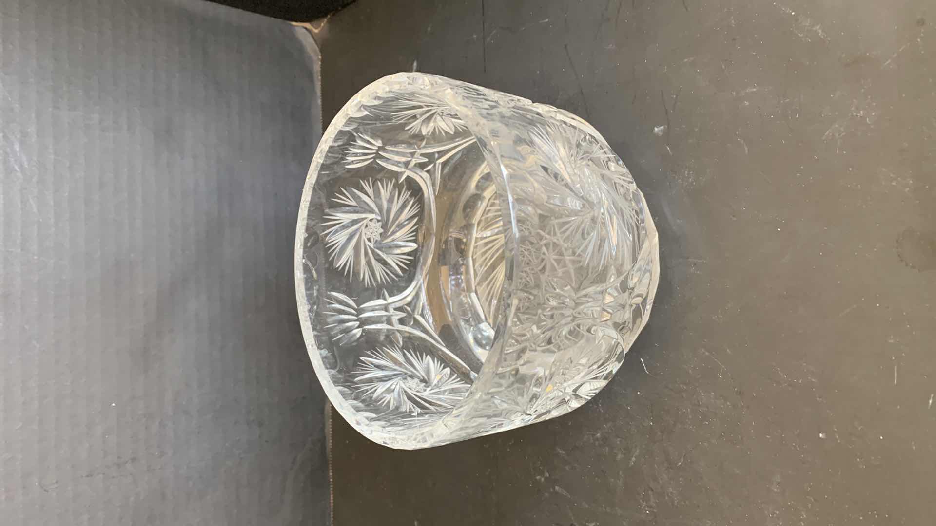 Photo 1 of DECANTER AND 6” CRYSTAL BOWL