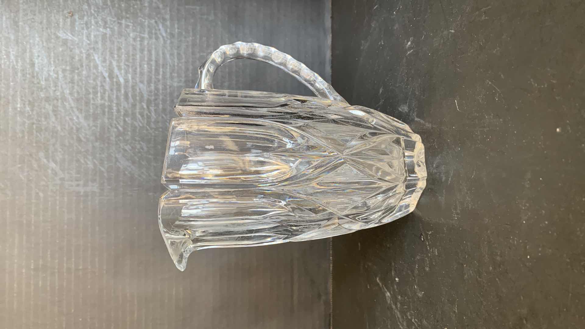 Photo 1 of SMALL CRYSTAL PITCHER 6.5"