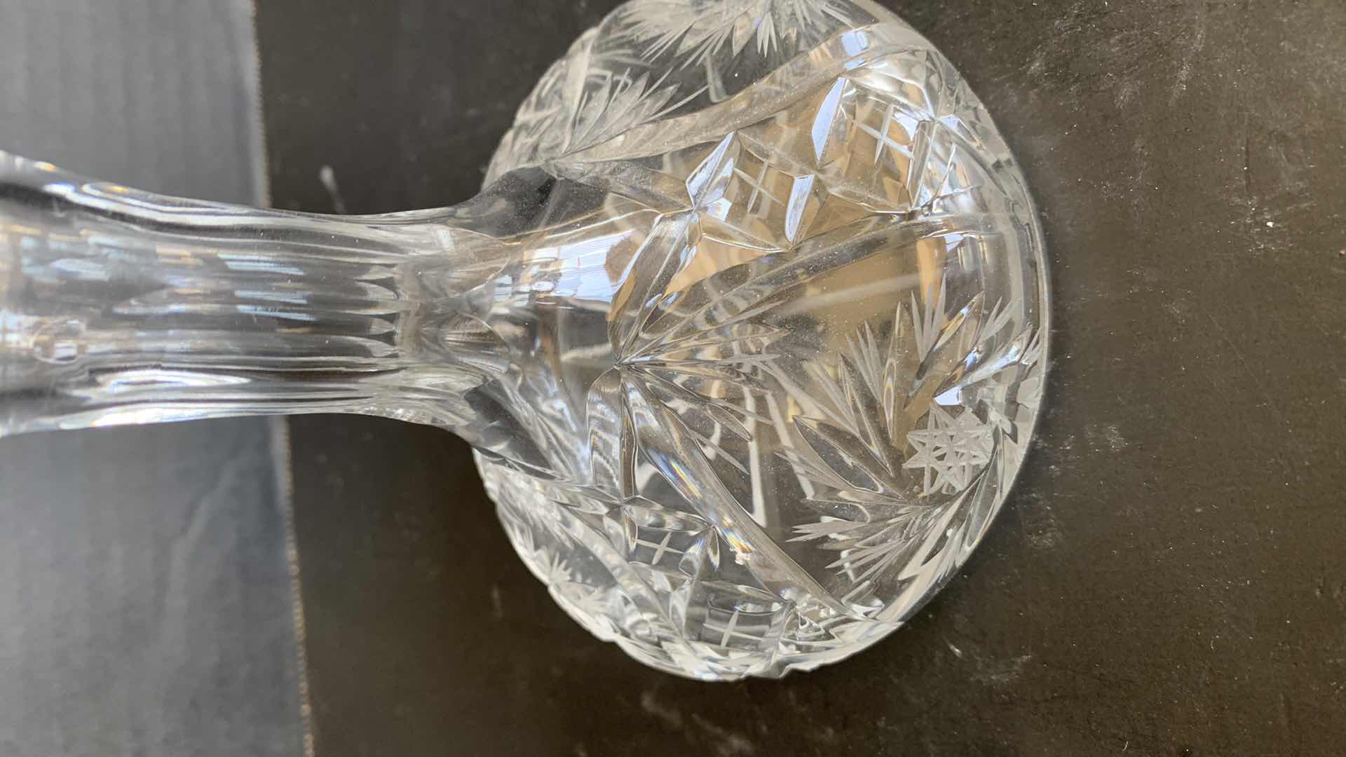 Photo 2 of CRYSTAL DECANTER 5"