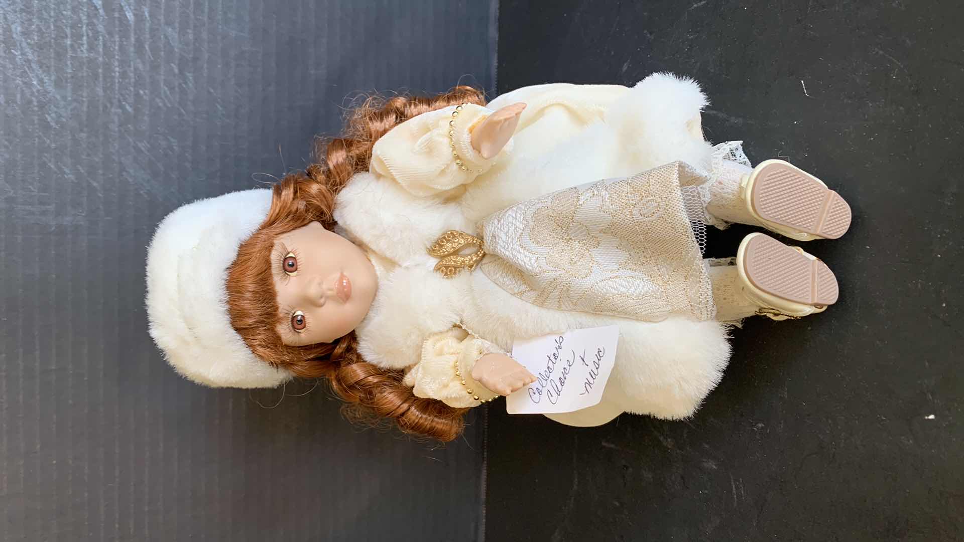 Photo 1 of PORCELAIN MUSICAL DOLL