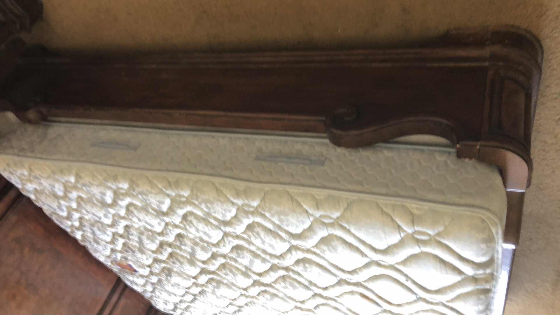 Photo 4 of MAHOGANY KING BED FRAME (MATTRESS NOT INCLUDED)