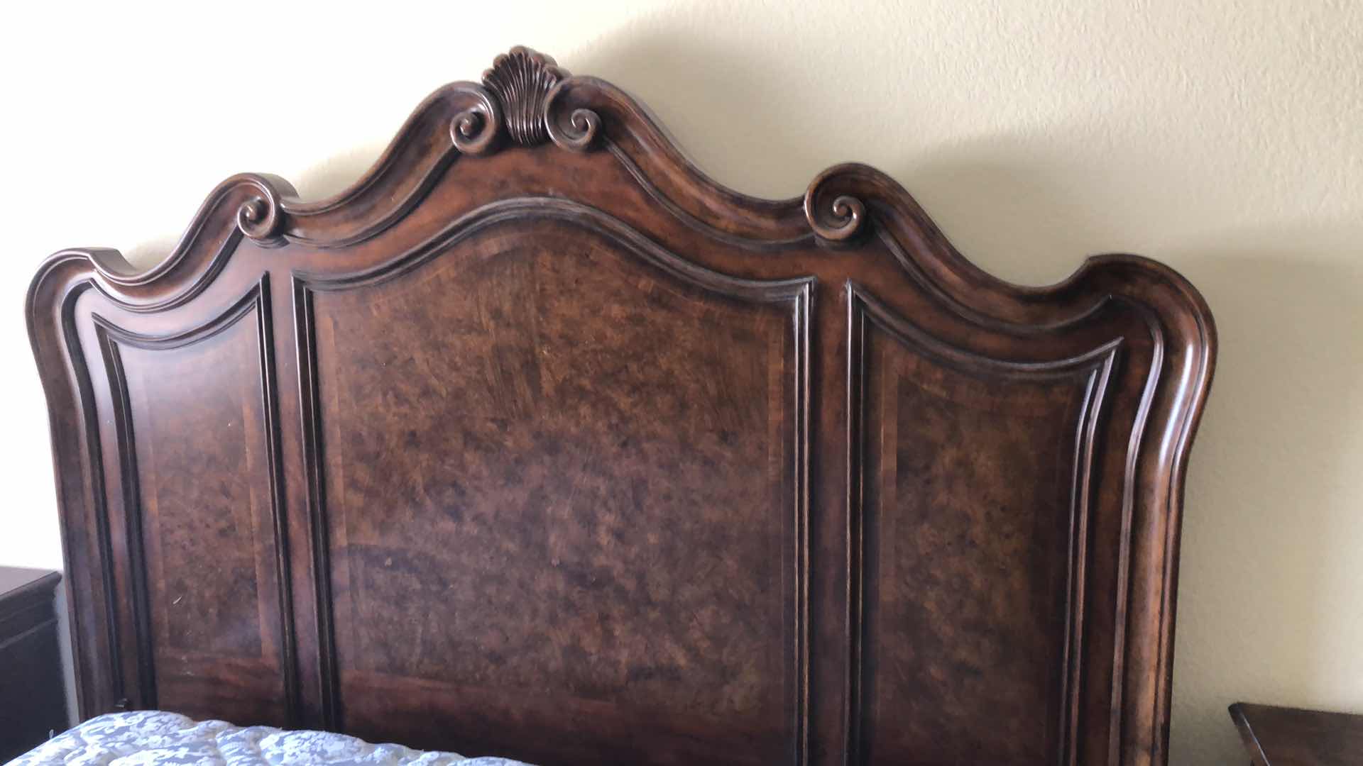 Photo 2 of MAHOGANY KING BED FRAME (MATTRESS NOT INCLUDED)