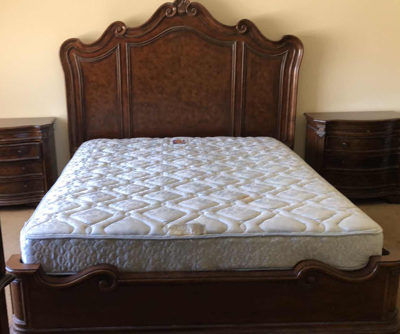 Photo 1 of MAHOGANY KING BED FRAME (MATTRESS NOT INCLUDED)